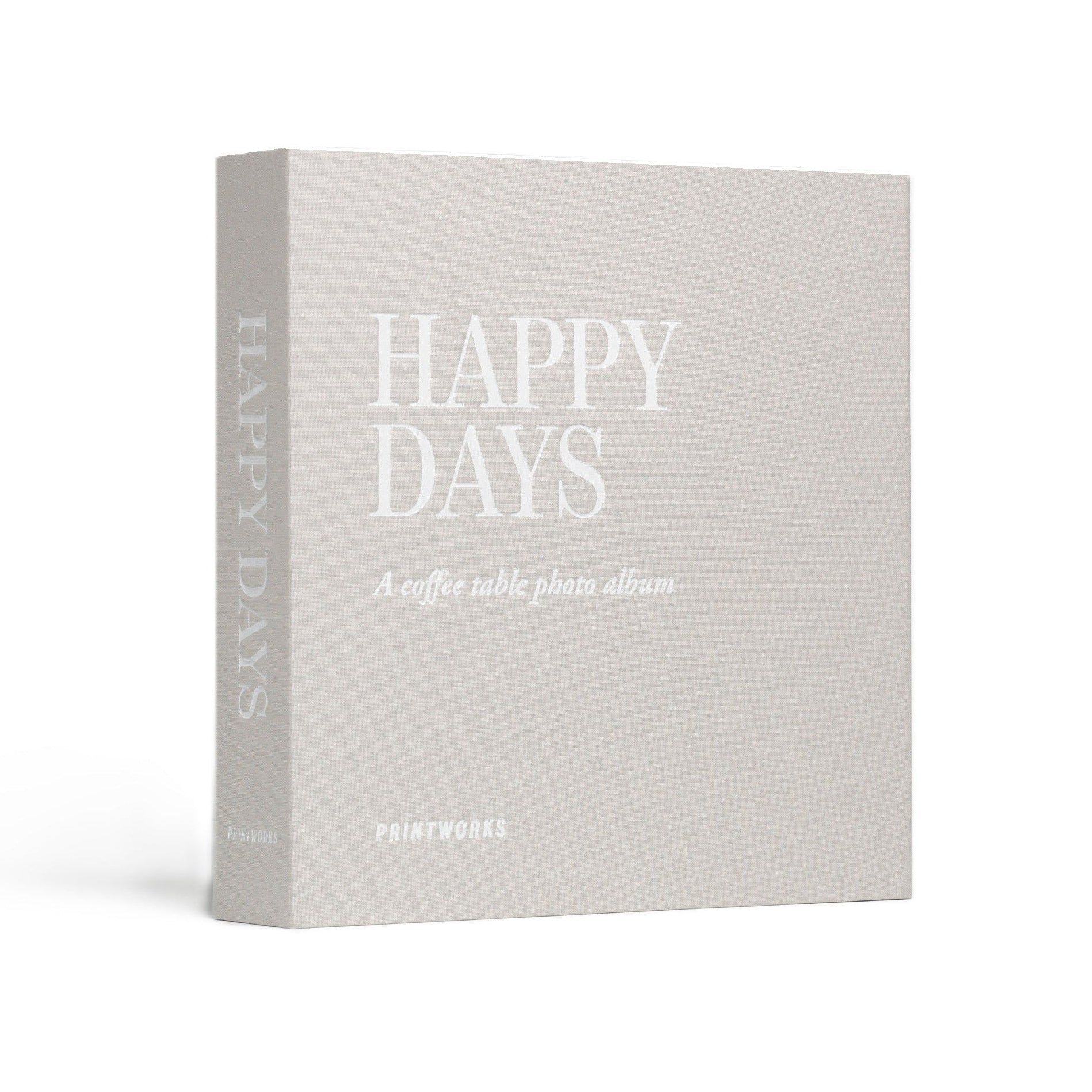 Fotoalbum HAPPY DAYS lichtgrijs