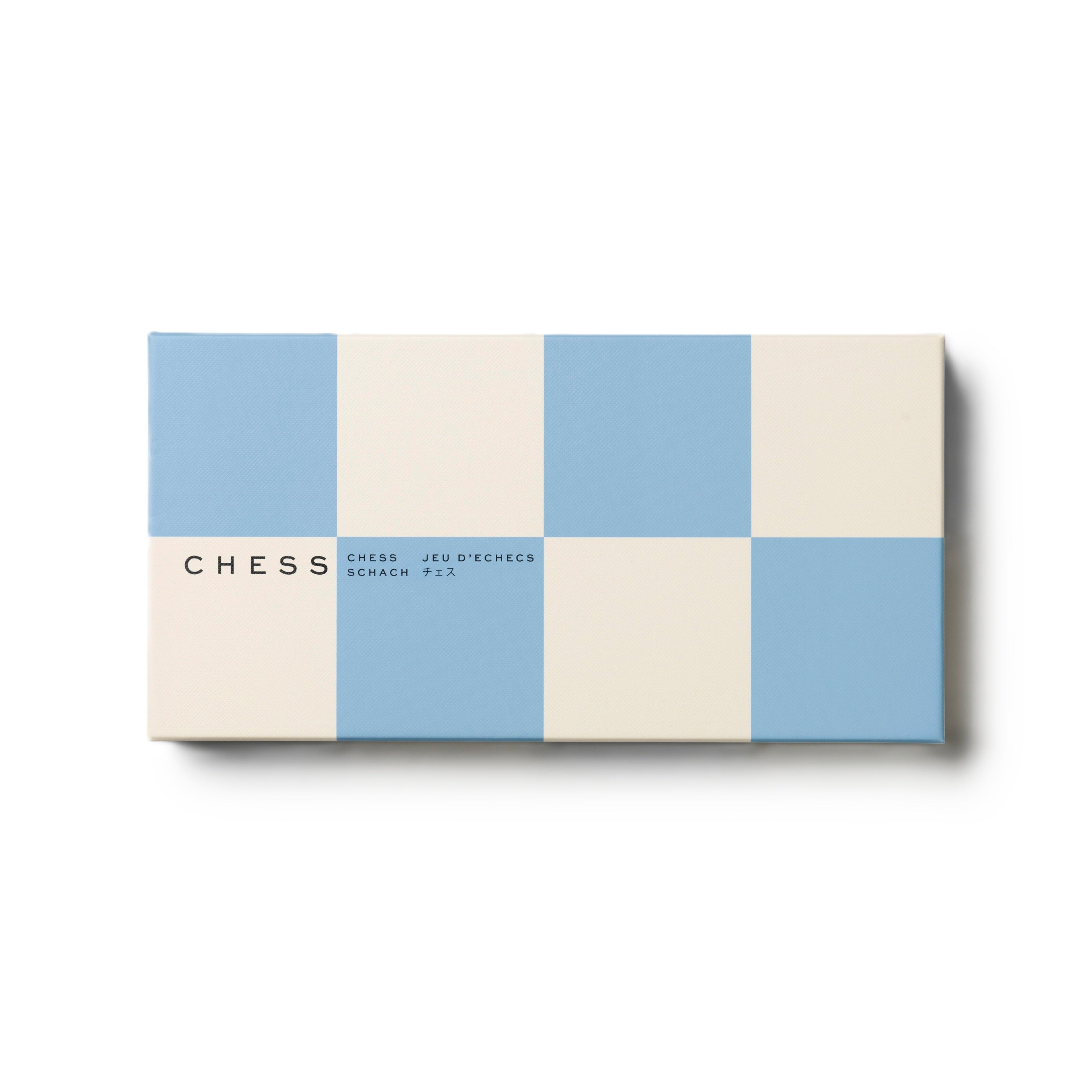 Speelset voor schaken PLAY CHESS blauw met wit
