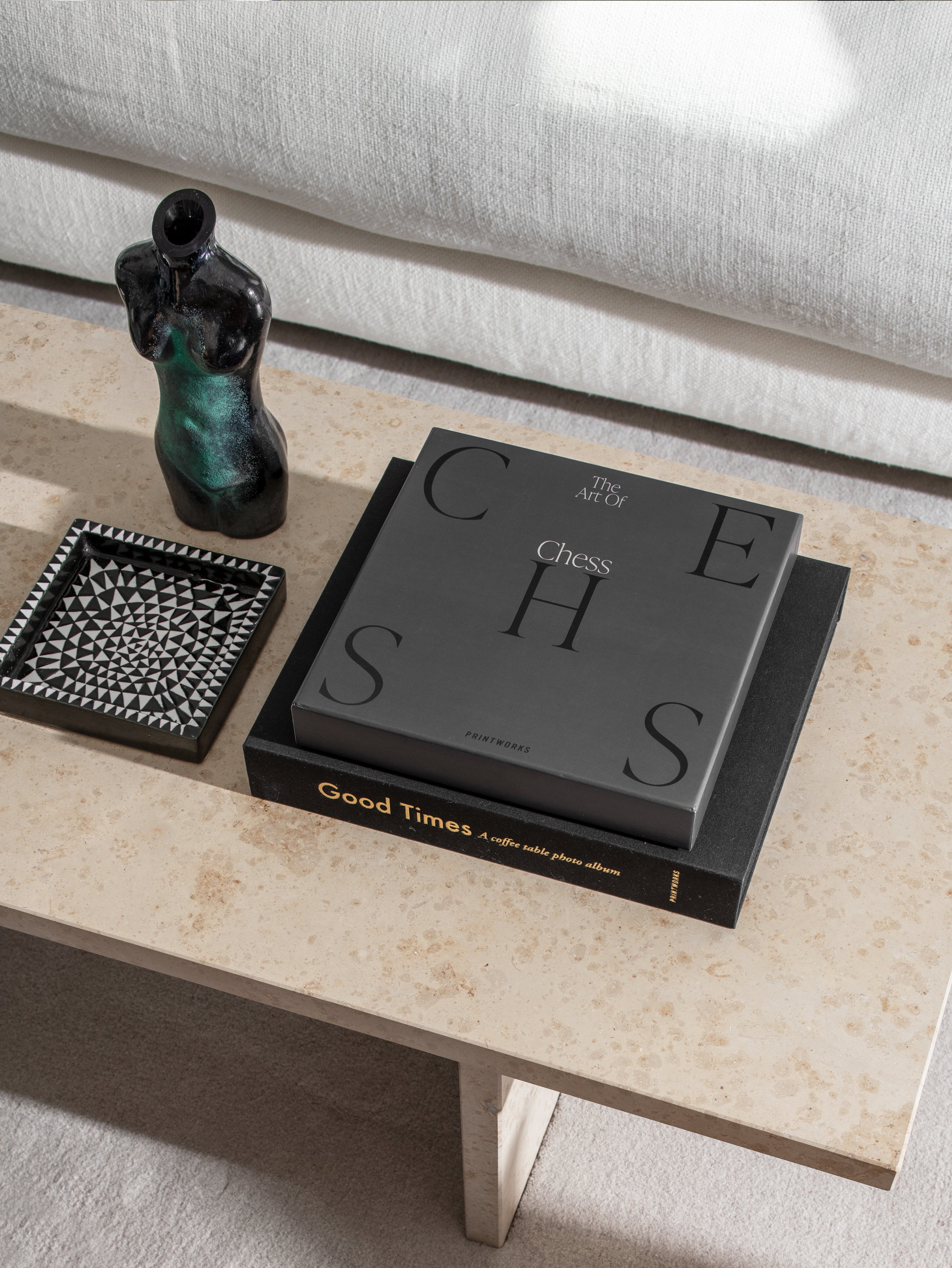 ART OF CHESS Blue Chess Set