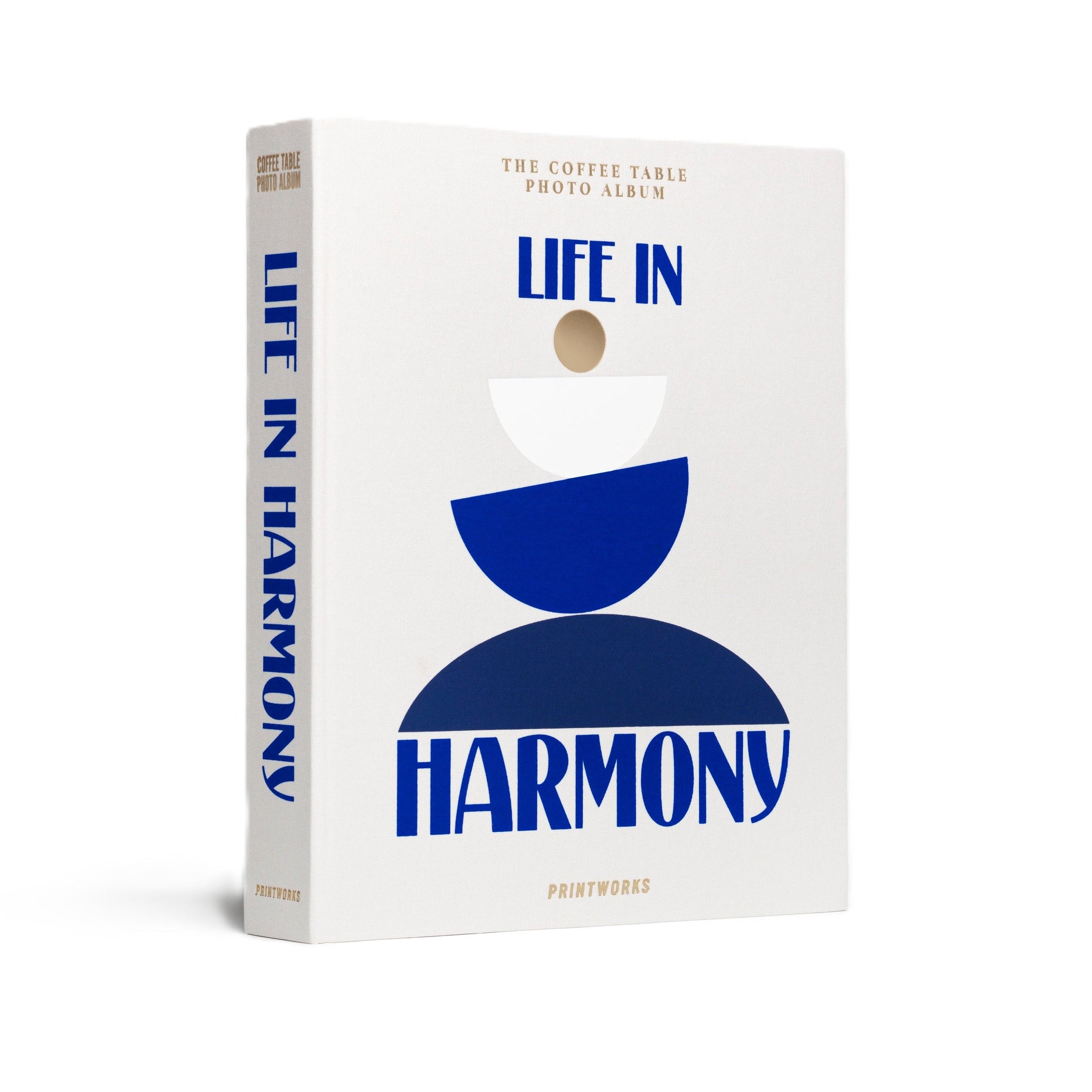Photo Album LIFE IN HARMONY beige with blue