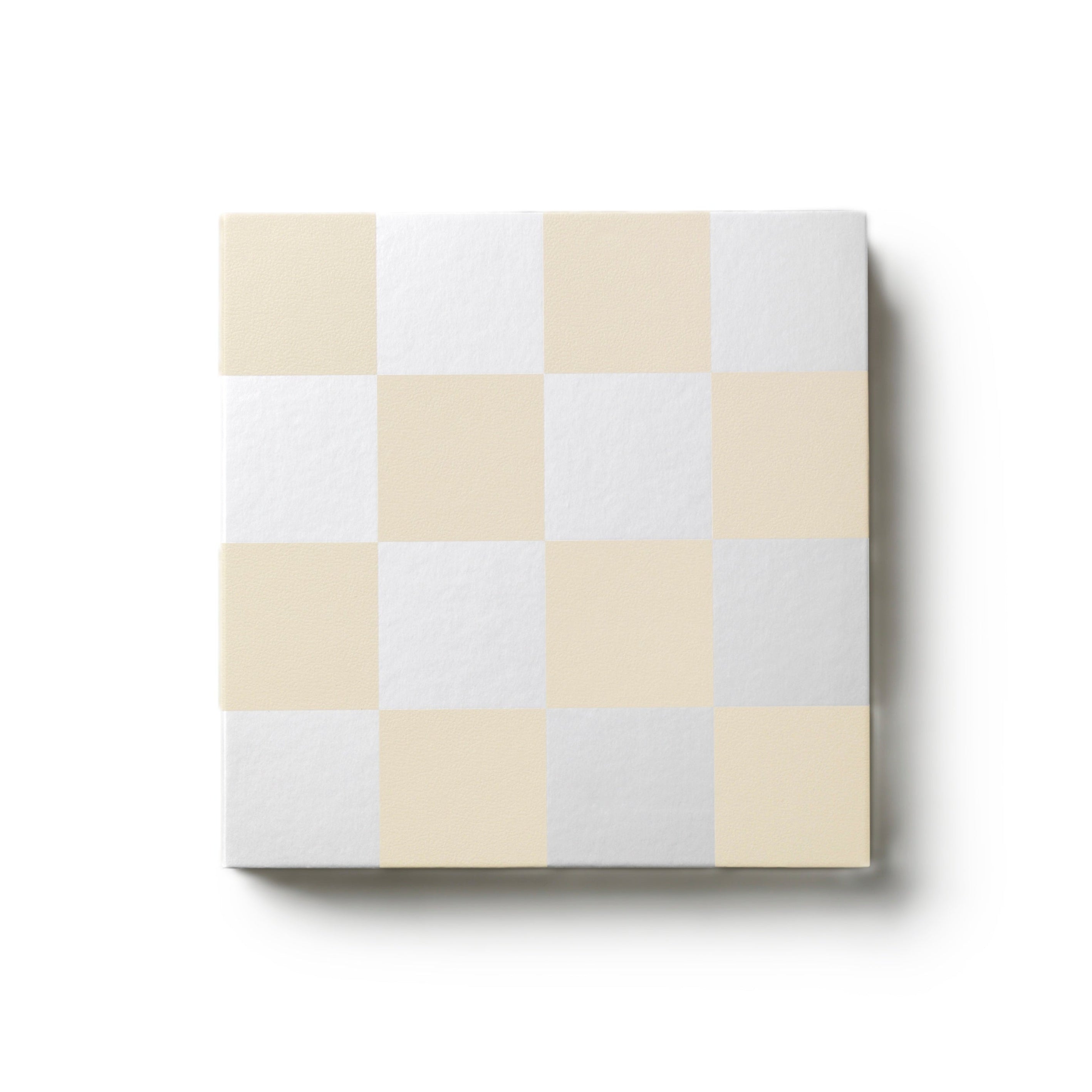CHESS MIRROR Beige Chess Set
