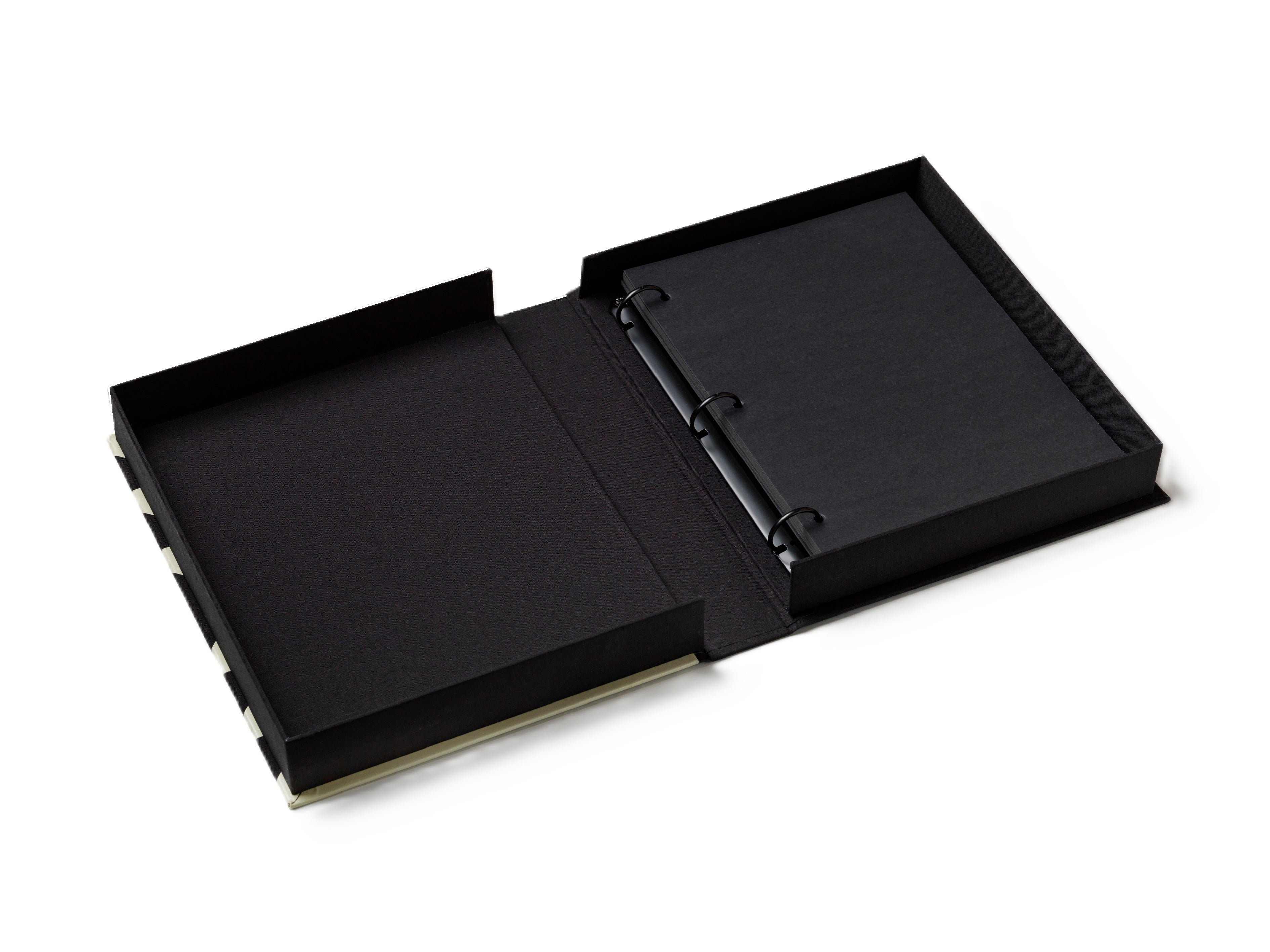 GOOD TIMES photo album beige with black