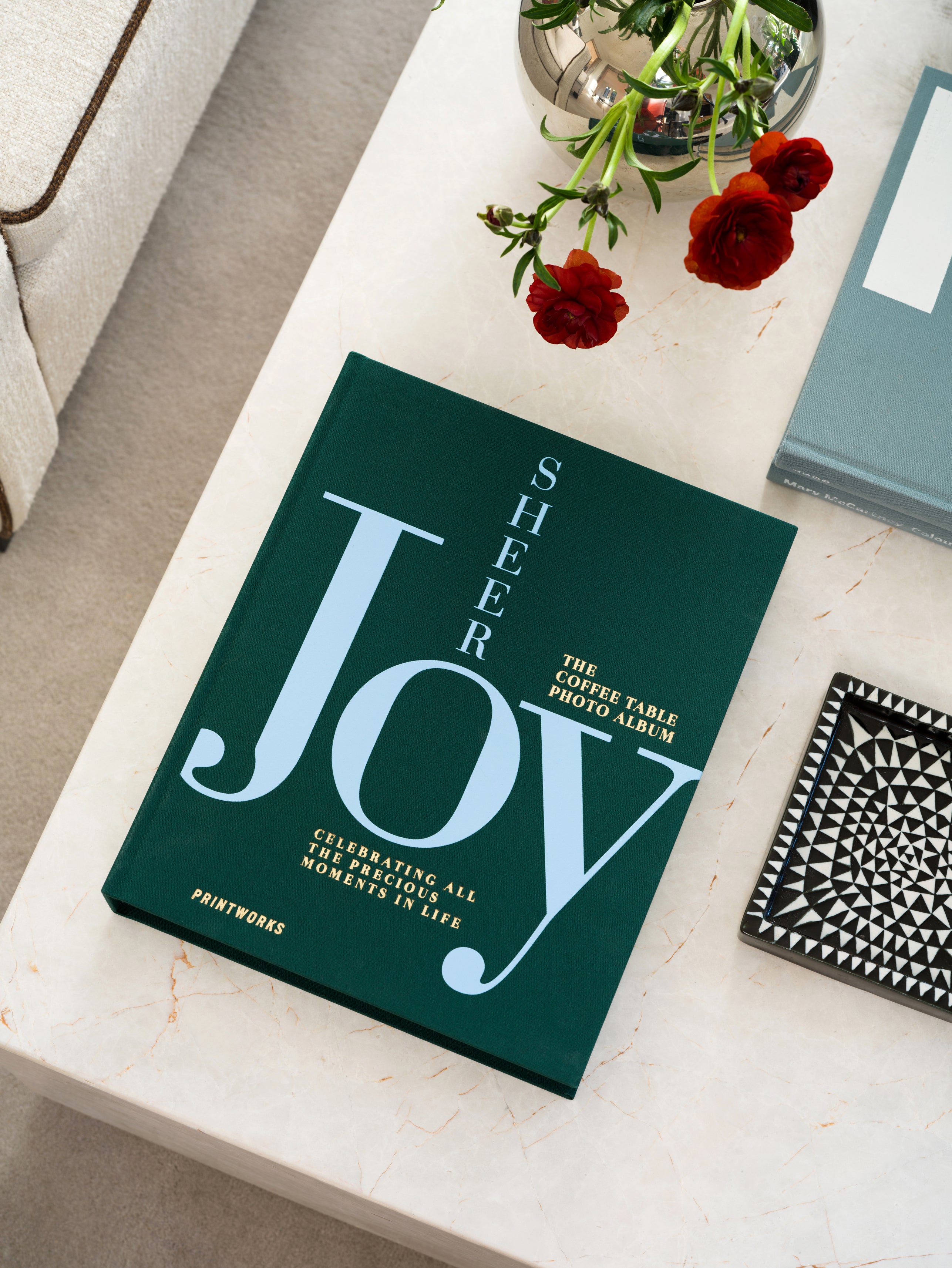 Fotoalbum SHEER JOY groen met blauw