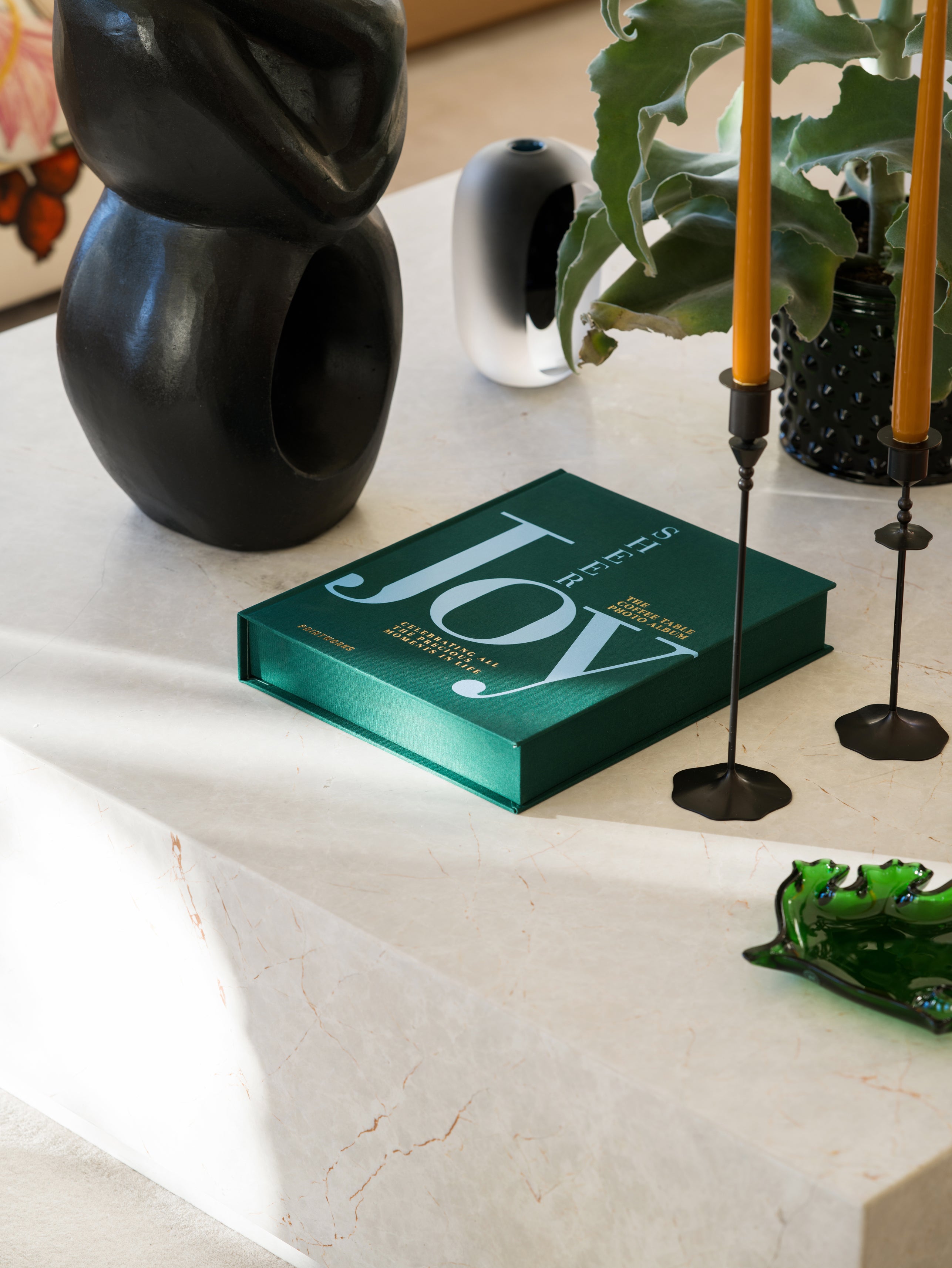 Fotoalbum SHEER JOY groen met blauw
