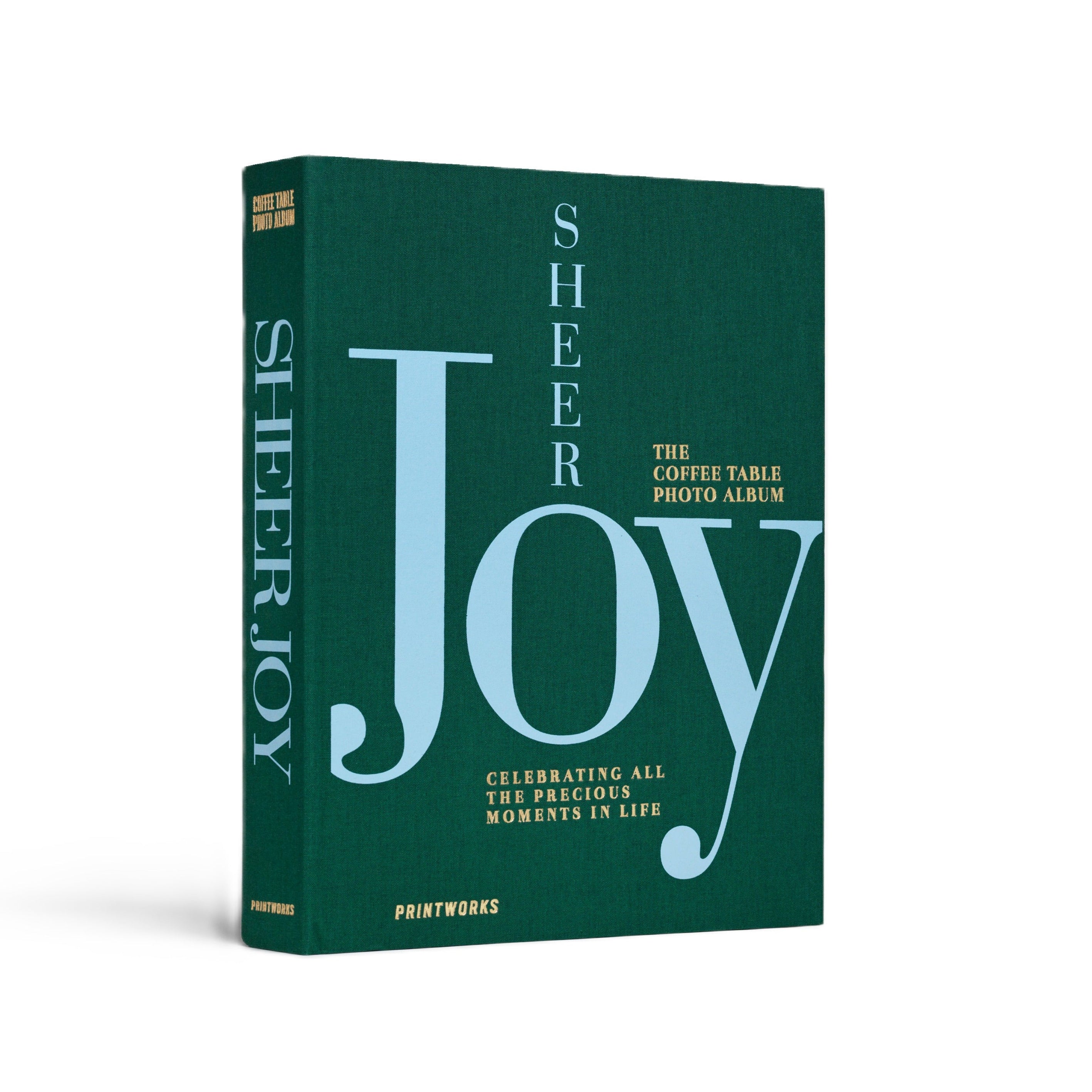 Fotoalbum SHEER JOY groen met blauw