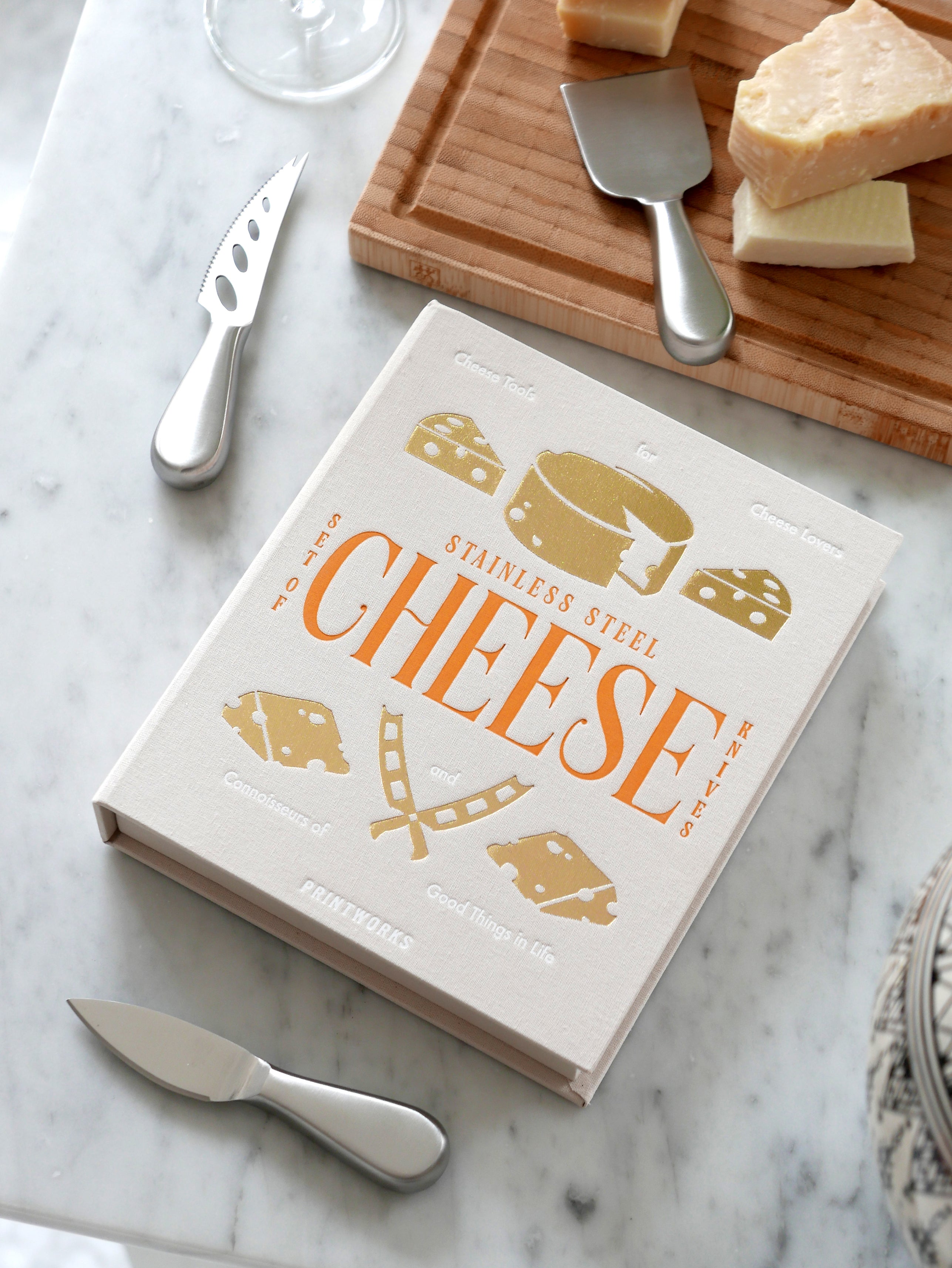 Kaasplankset CHEESE TOOLS beige