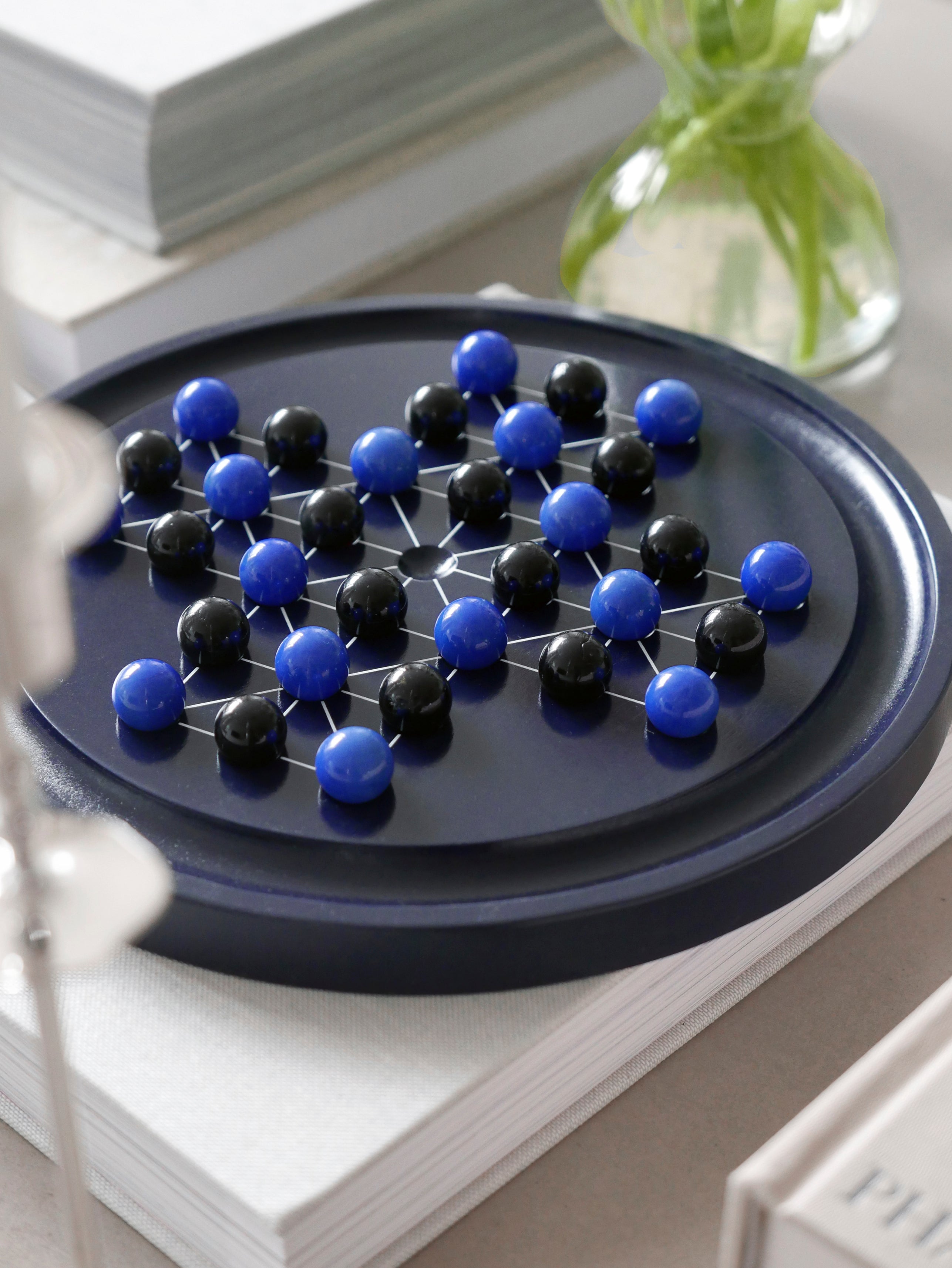 Gra strategisch SOLITAIRE PATIENCE marineblauw