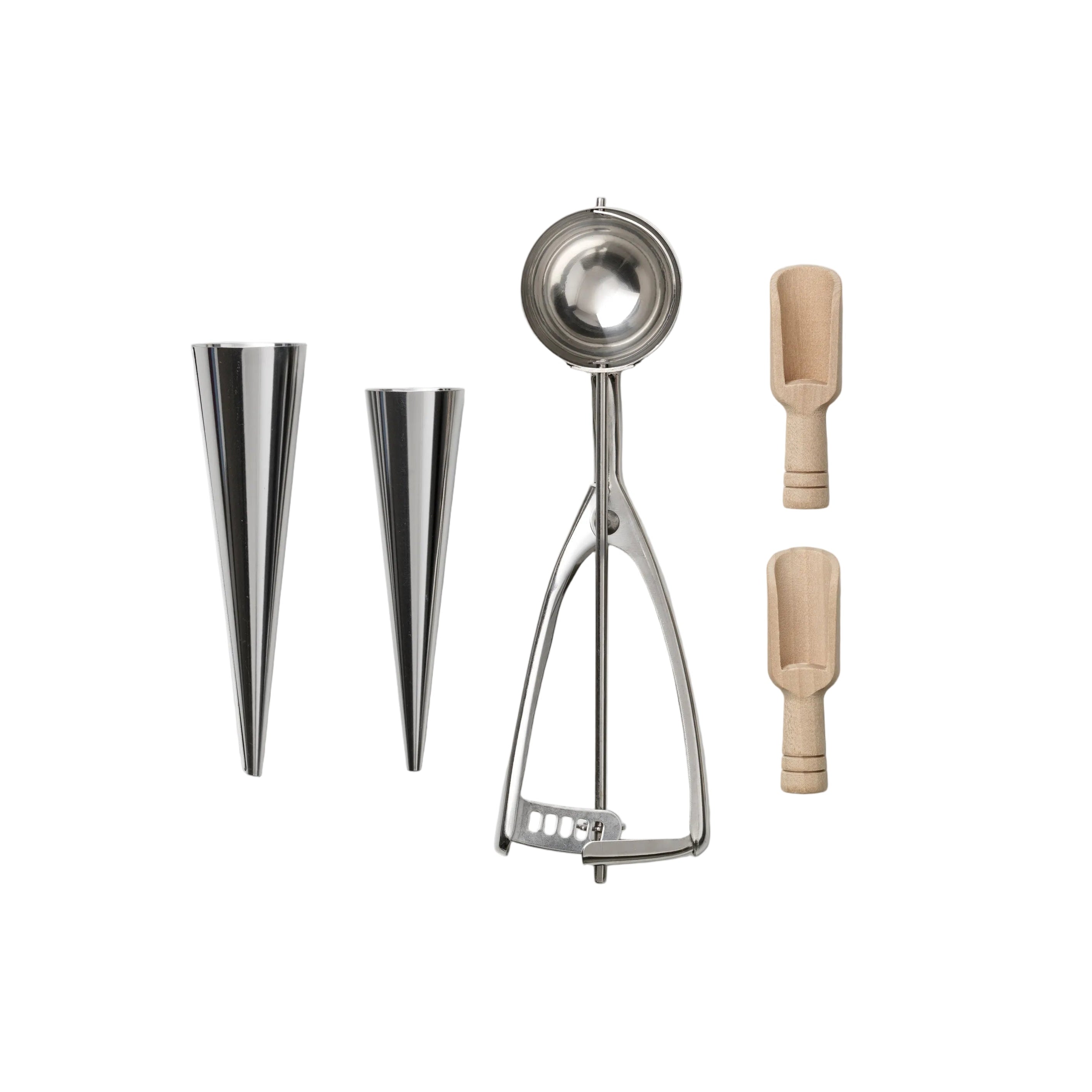 IJsservies SET ICE CREAM TOOLS mintgroen