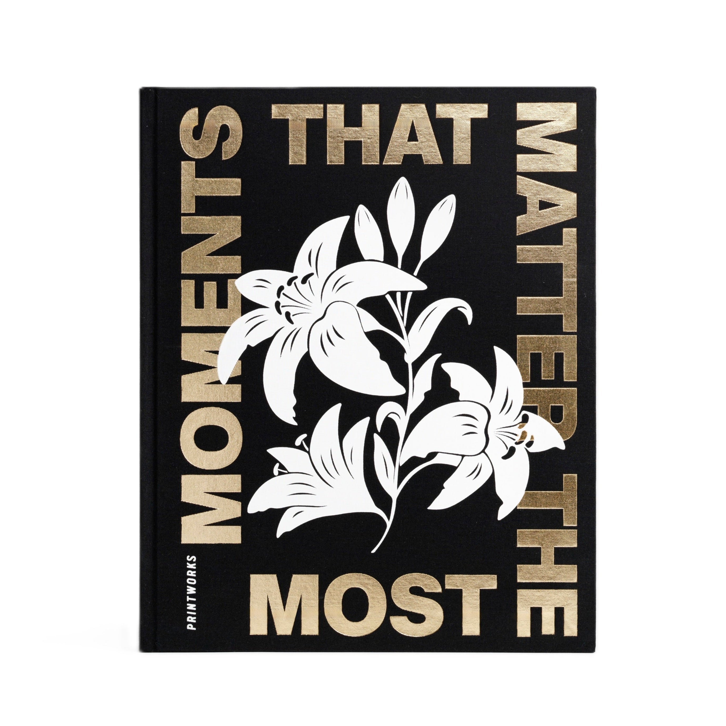 Fotoalbum MOMENTS THAT MATTERS THE MOST schwarz