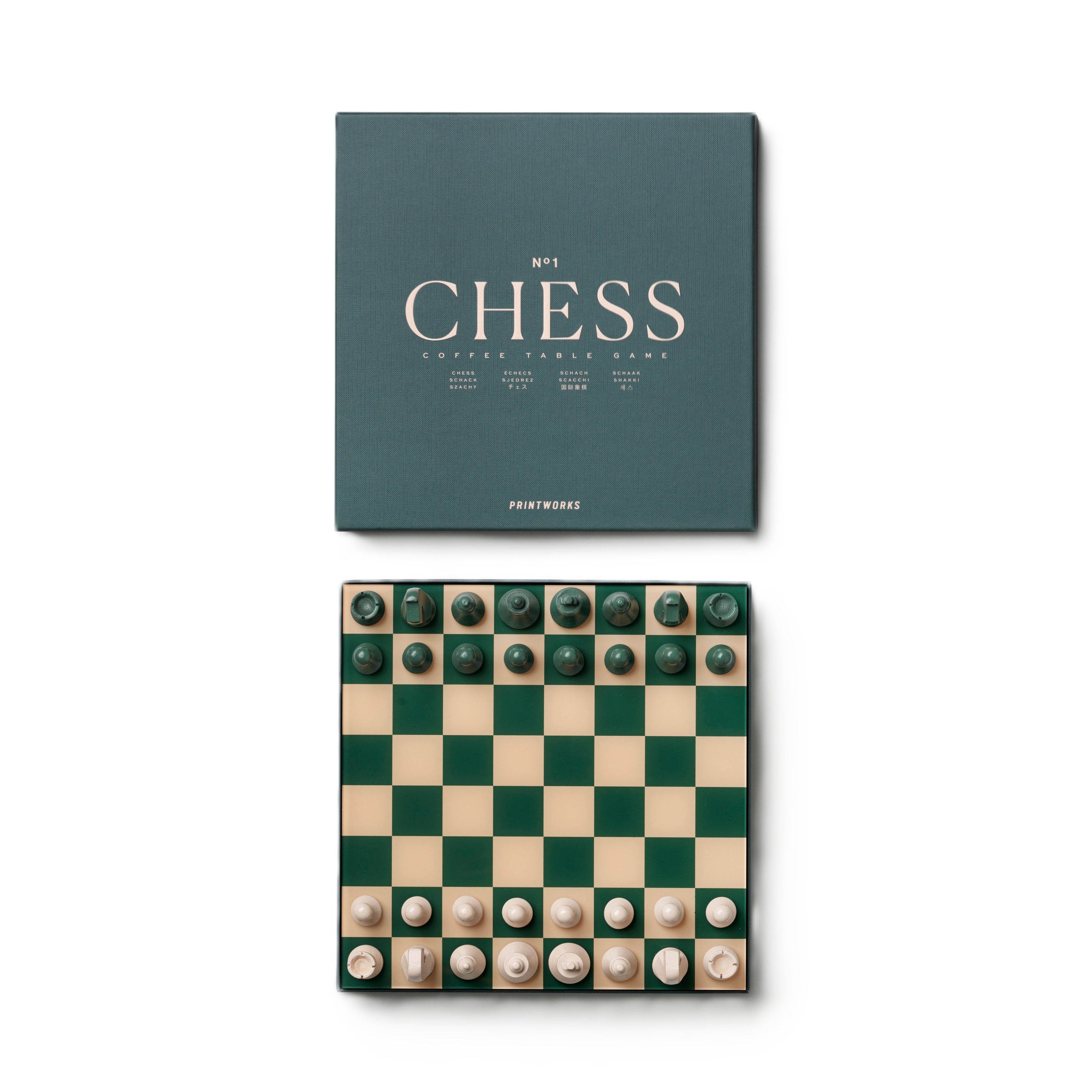 CHESS CLASSIC Green Chess Set