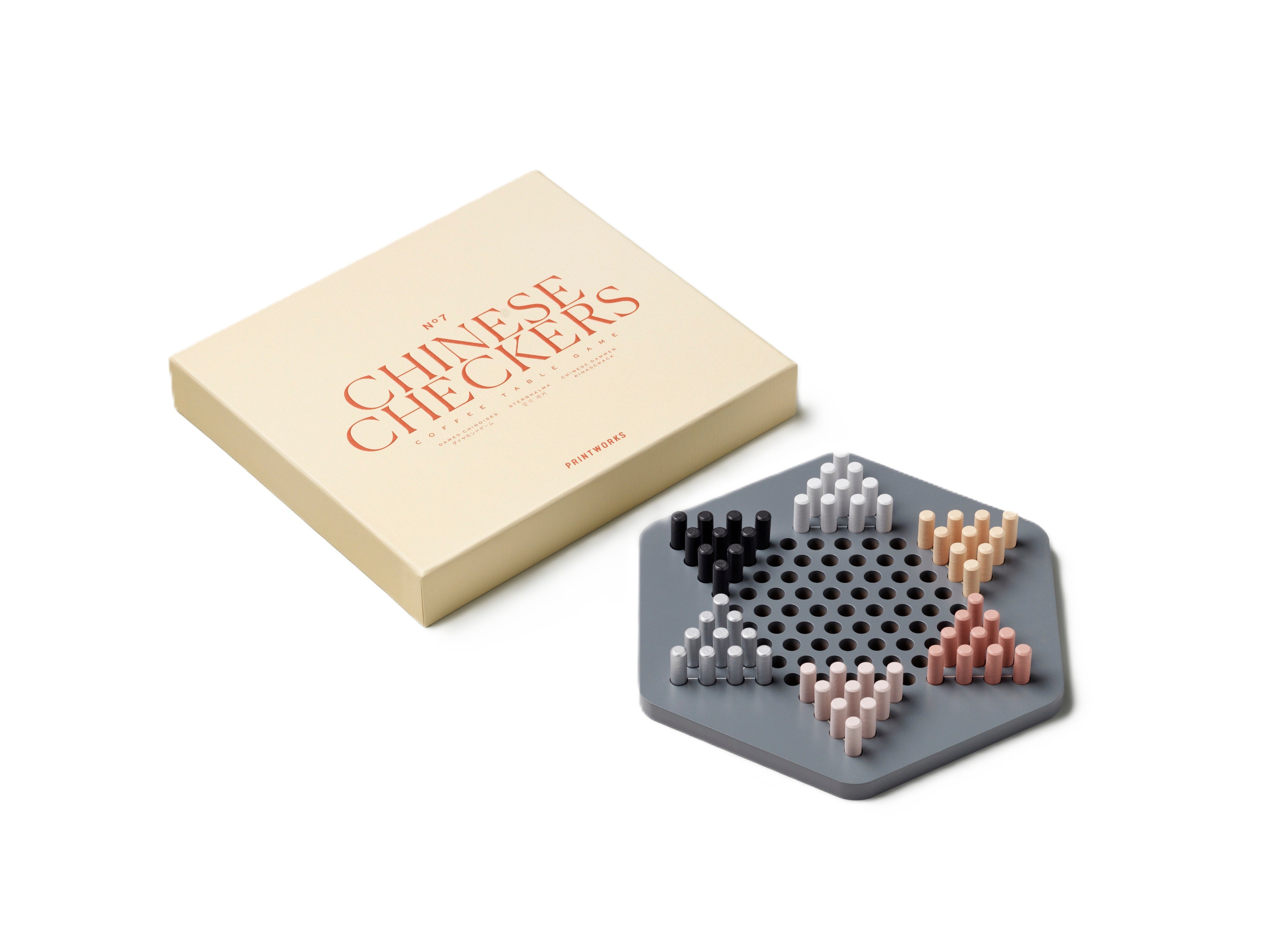 Gra trylma CHINESE CHECKERS beige