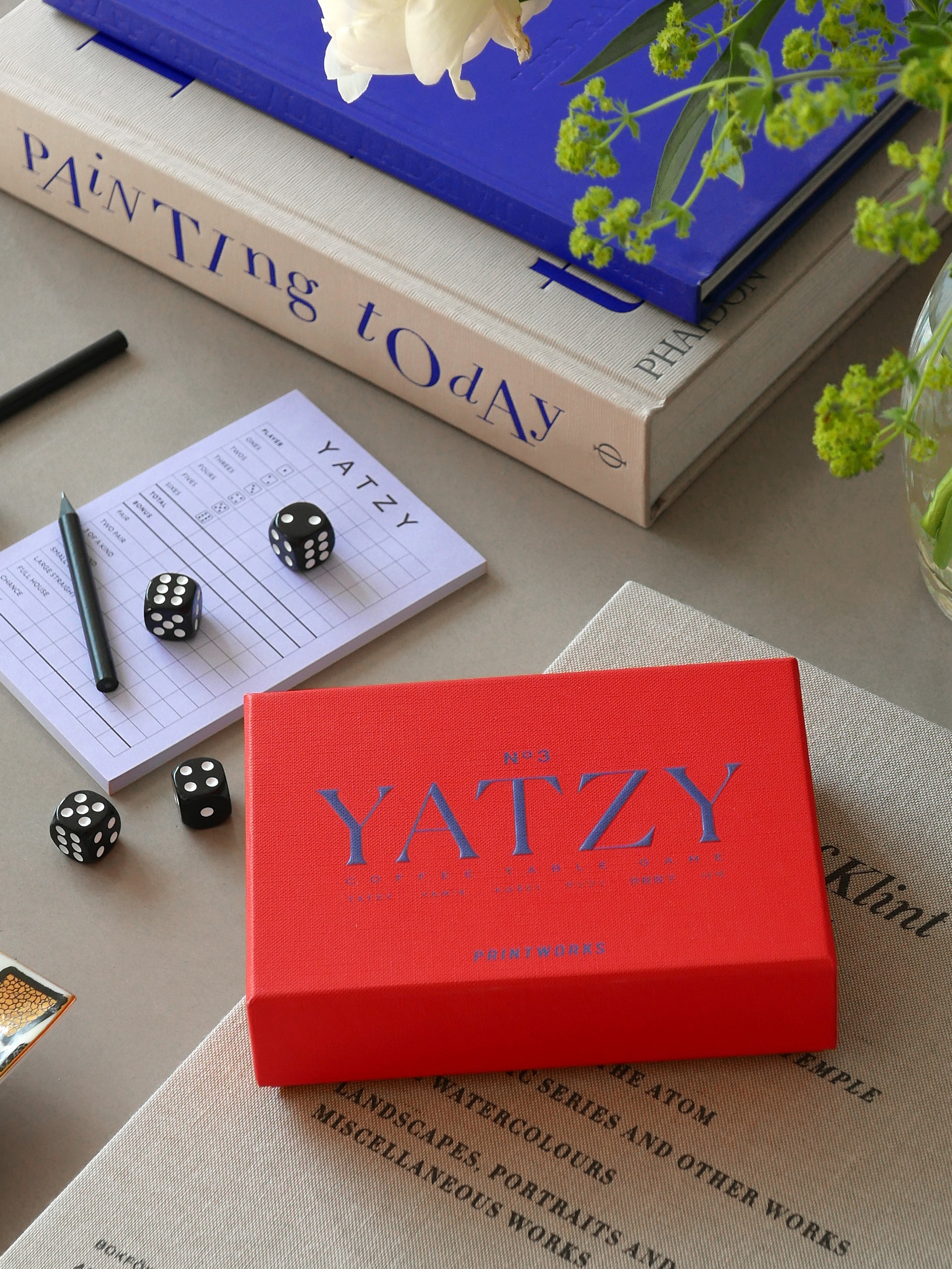 Red YATZY Dice Game