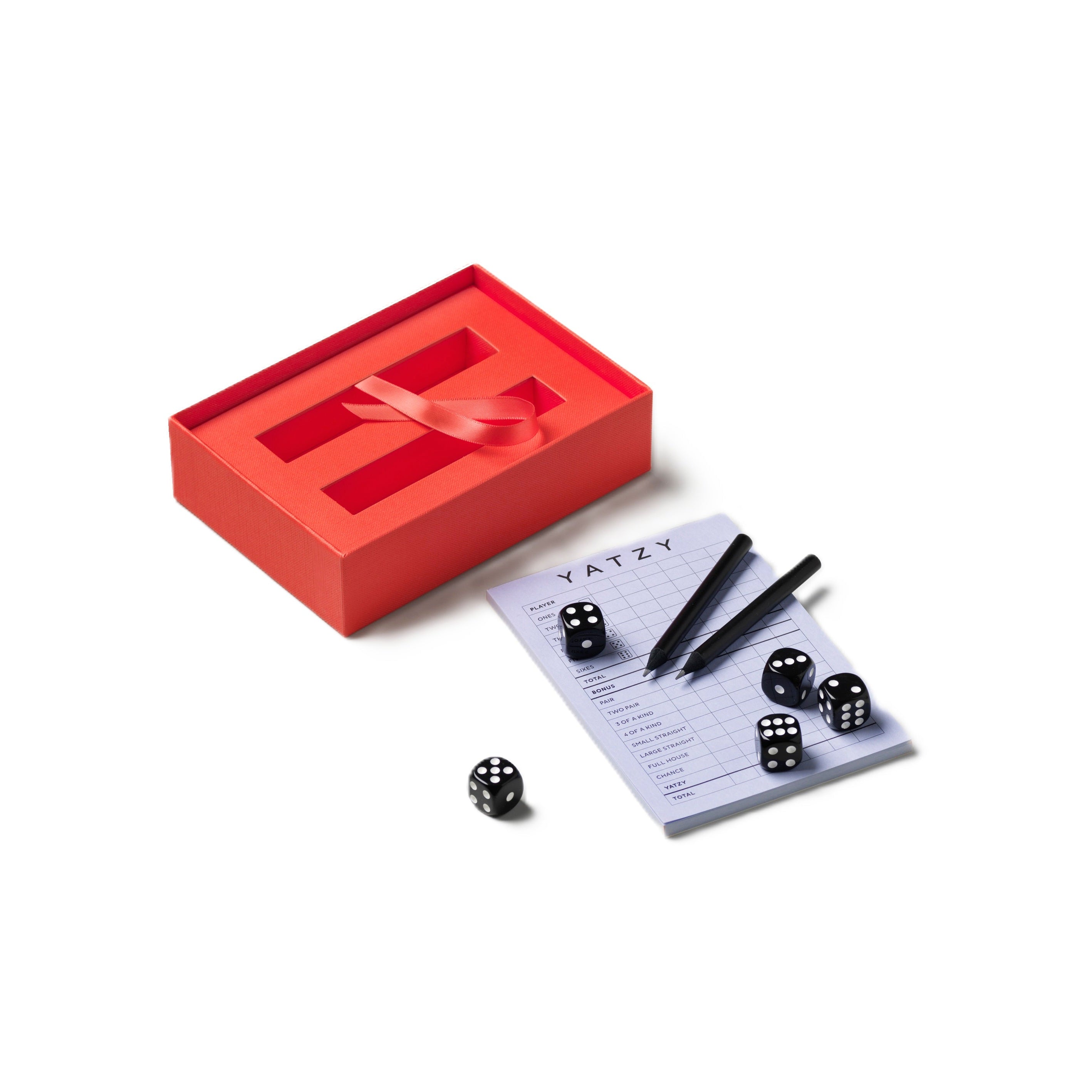 Red YATZY Dice Game