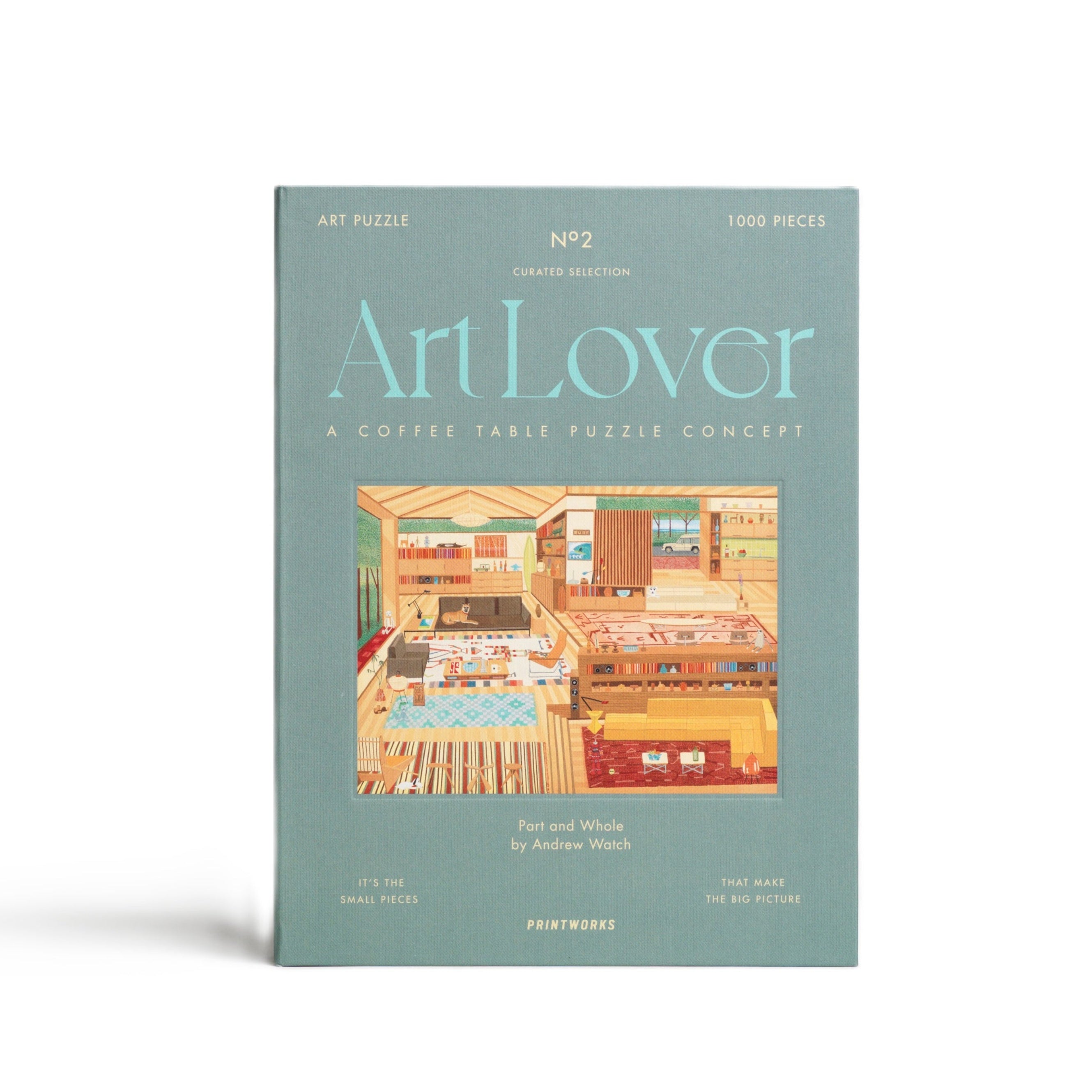 Puzzle PART AND WHOLE blue