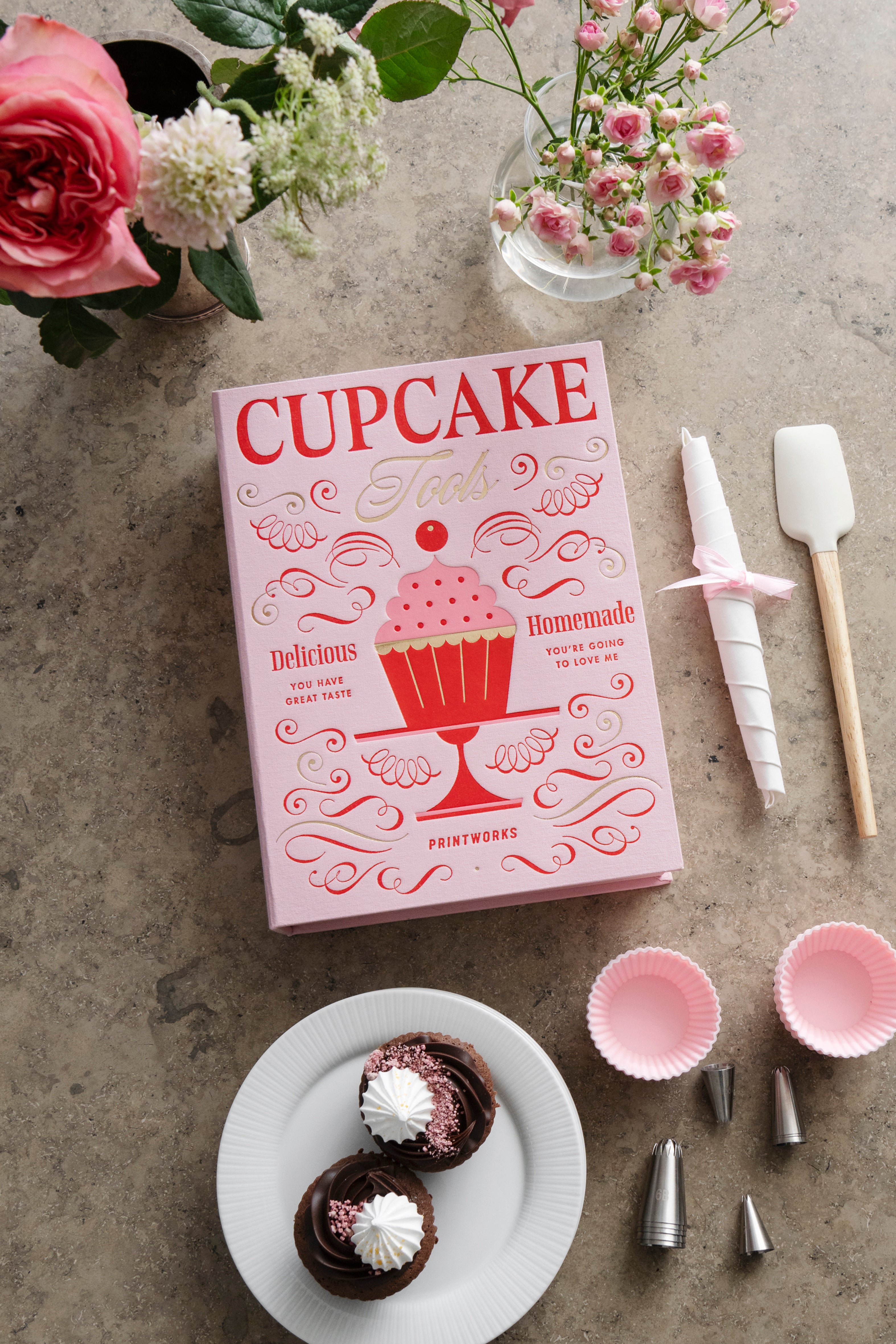 Cupcake Tools Bakset Roze