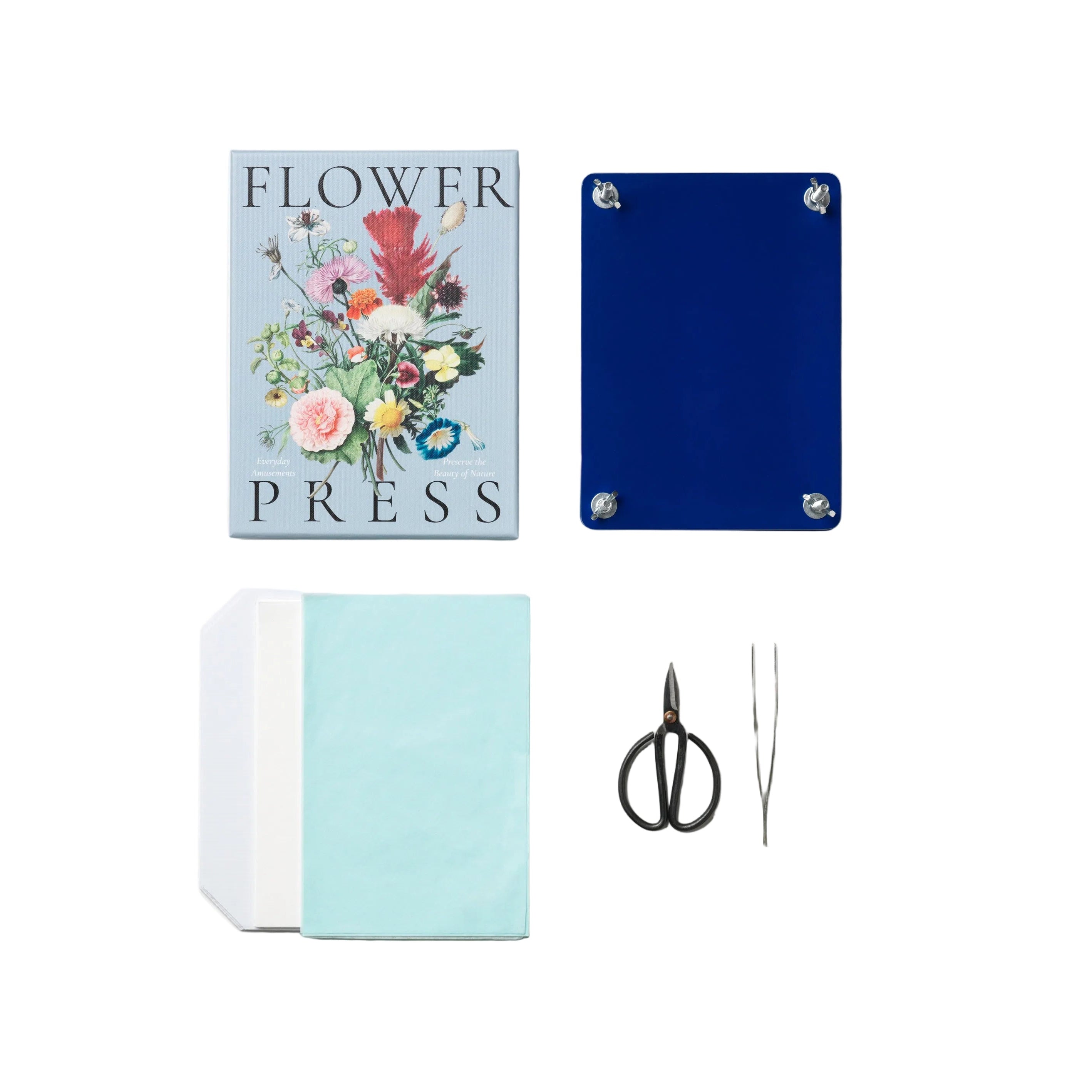 FLOWER PRESS SET Blue