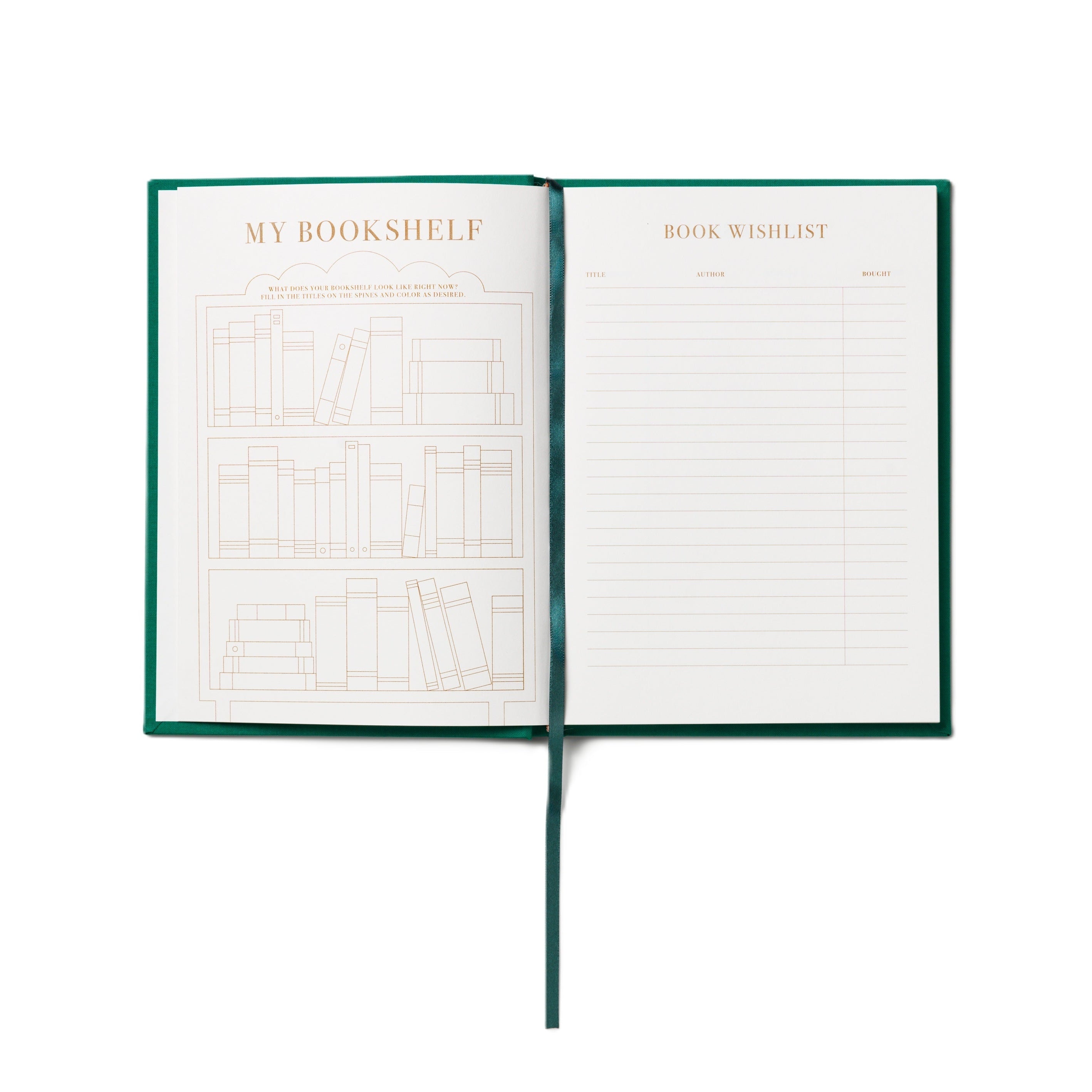 Lesetagebuch THE BOOK CLUB grau mit grün