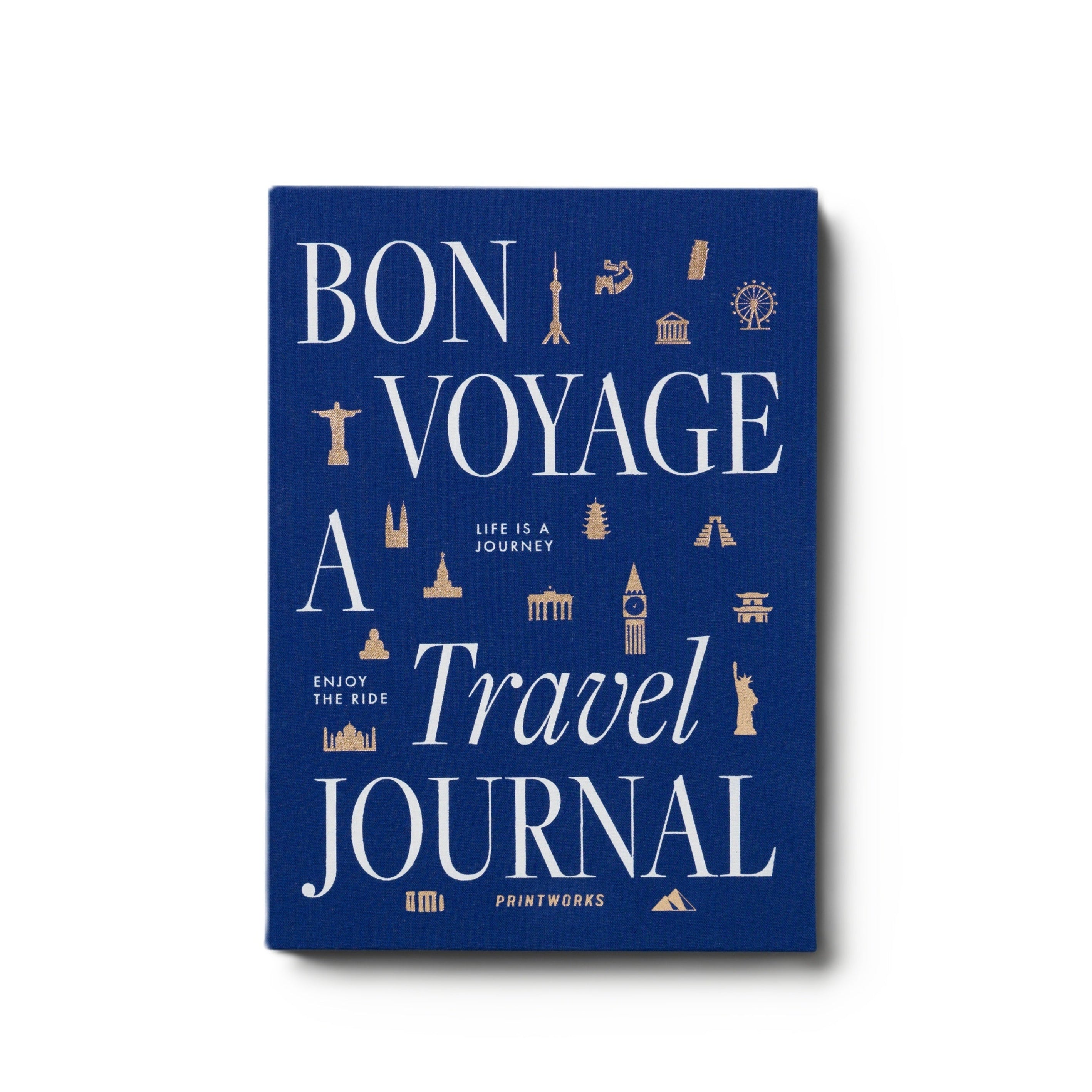 Reisejournal TRAVEL JOURNAL navy mit beige