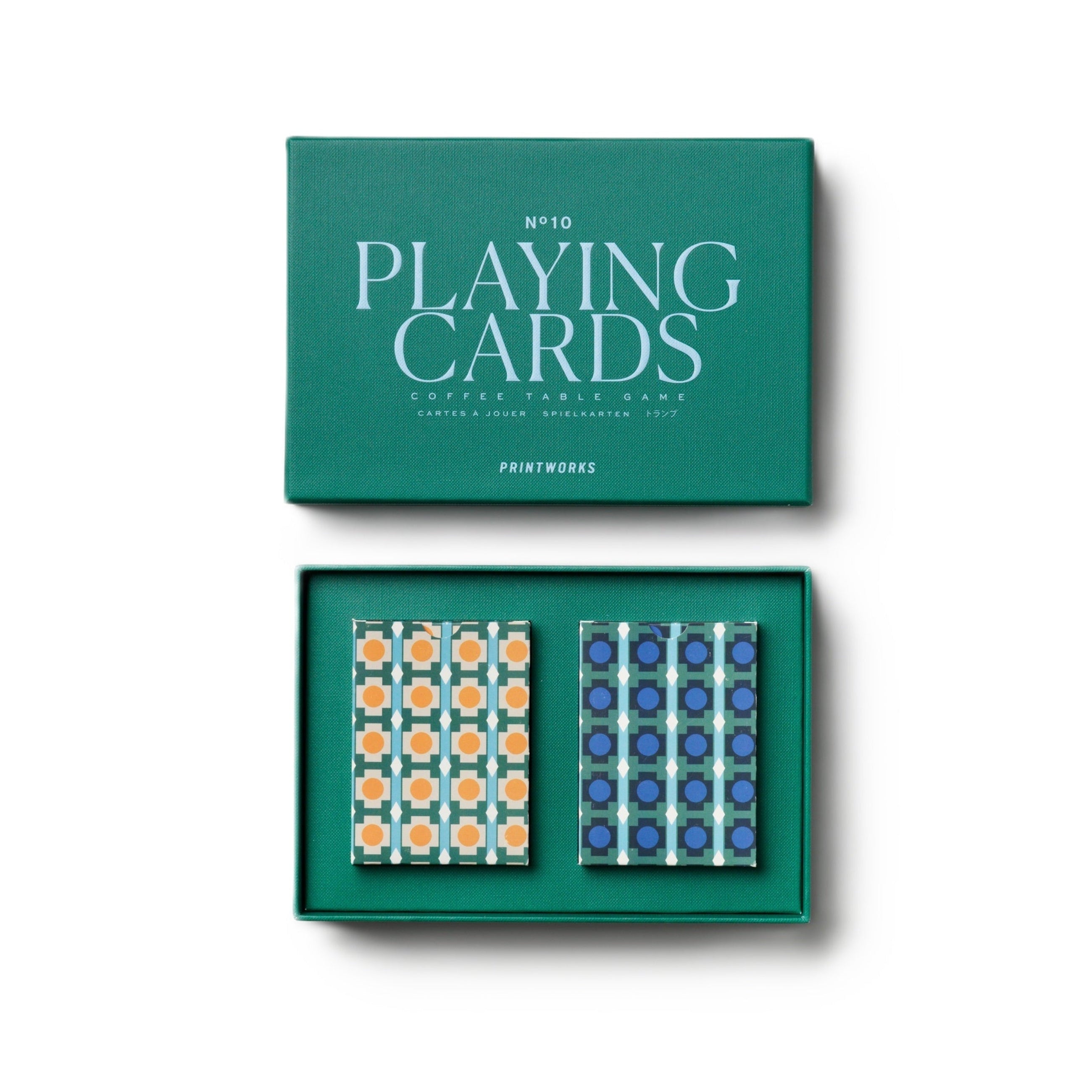 PLAYING CARDS green