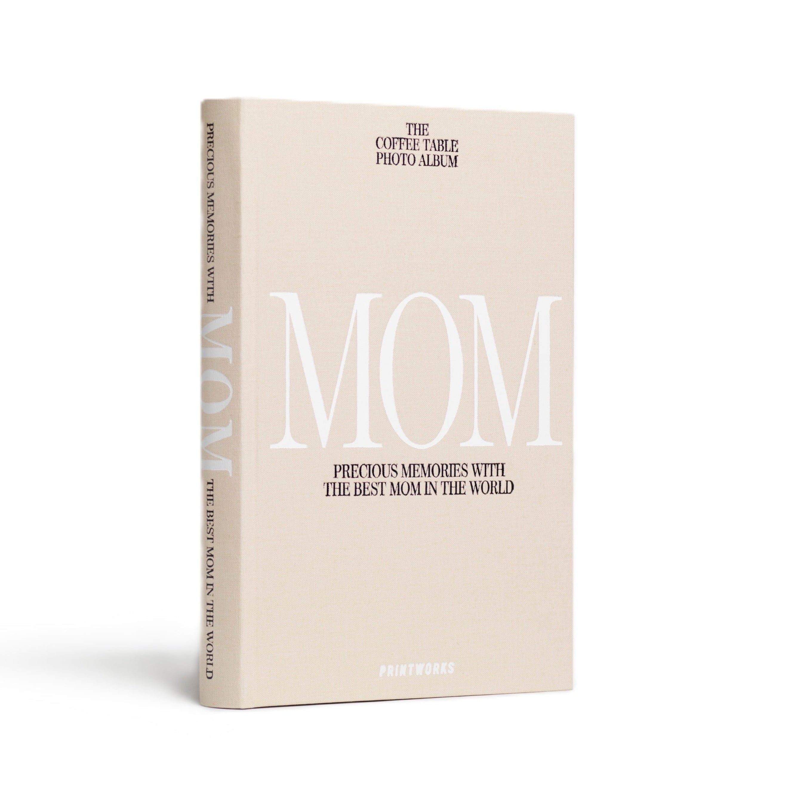 Fotoalbum MOM beige mit Weiß