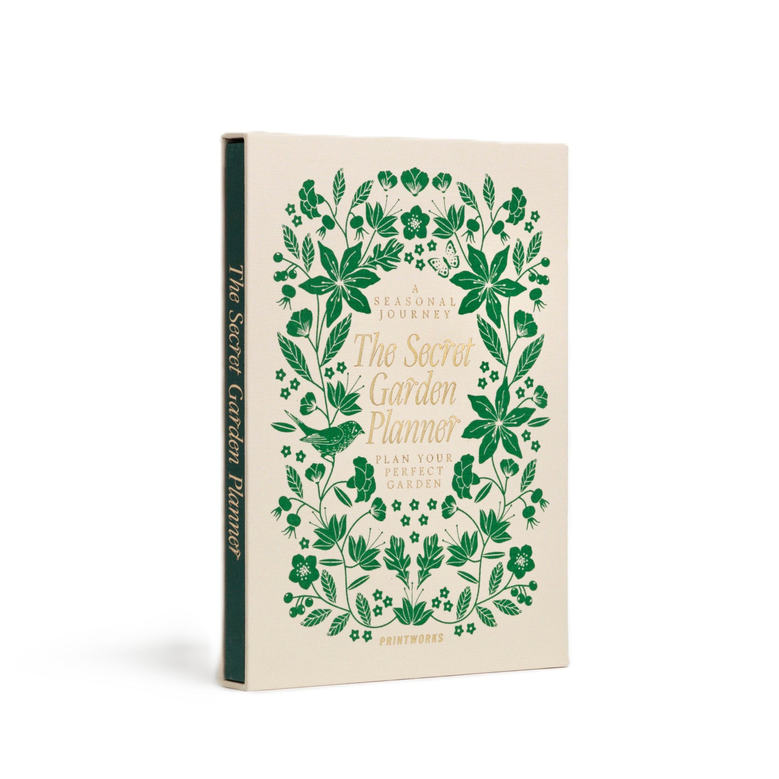 Tuinjournal THE SECRET GARDEN beige met groen