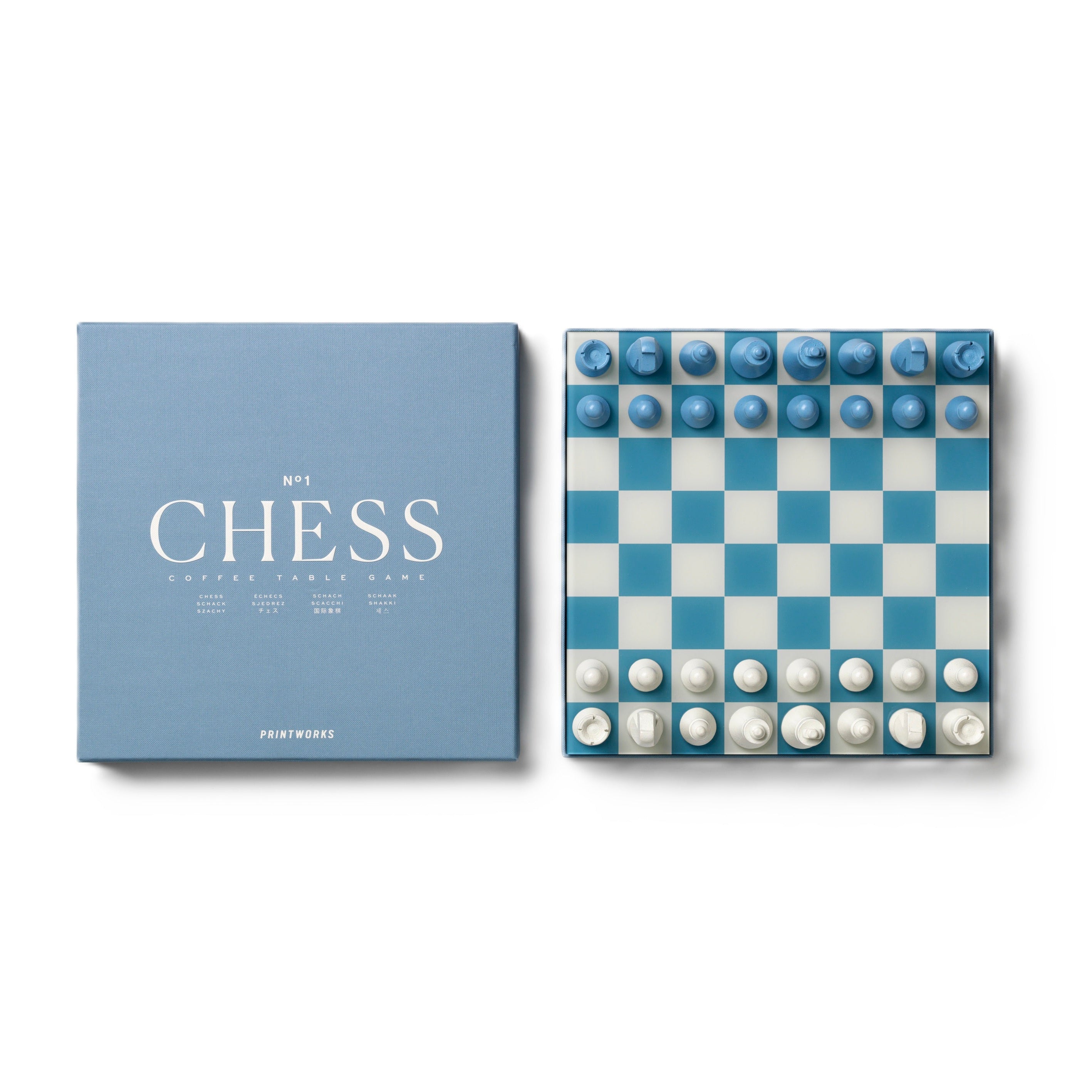CHESS CLASSIC Blue Chess Set