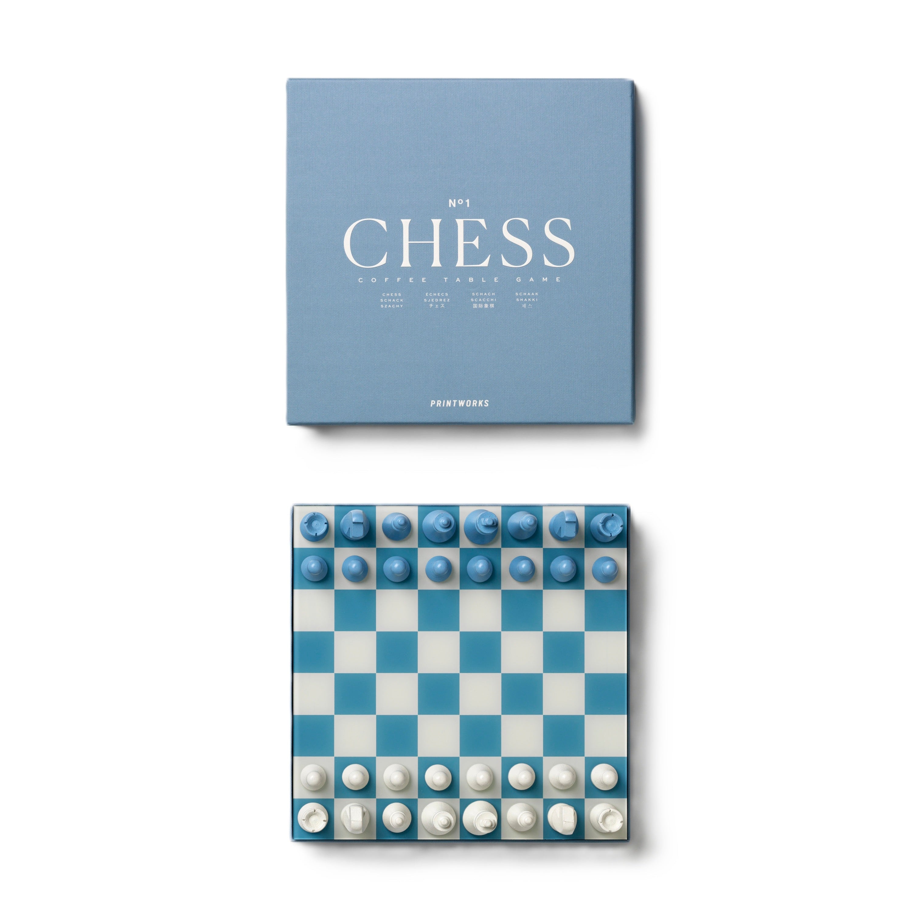 CHESS CLASSIC Blue Chess Set