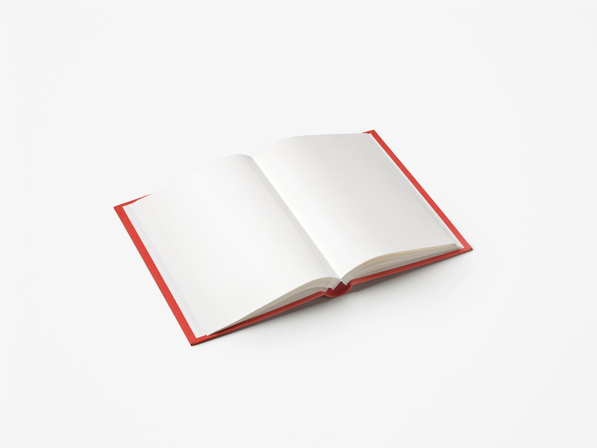 Set fotoalbums ONE LOVE beige met rood
