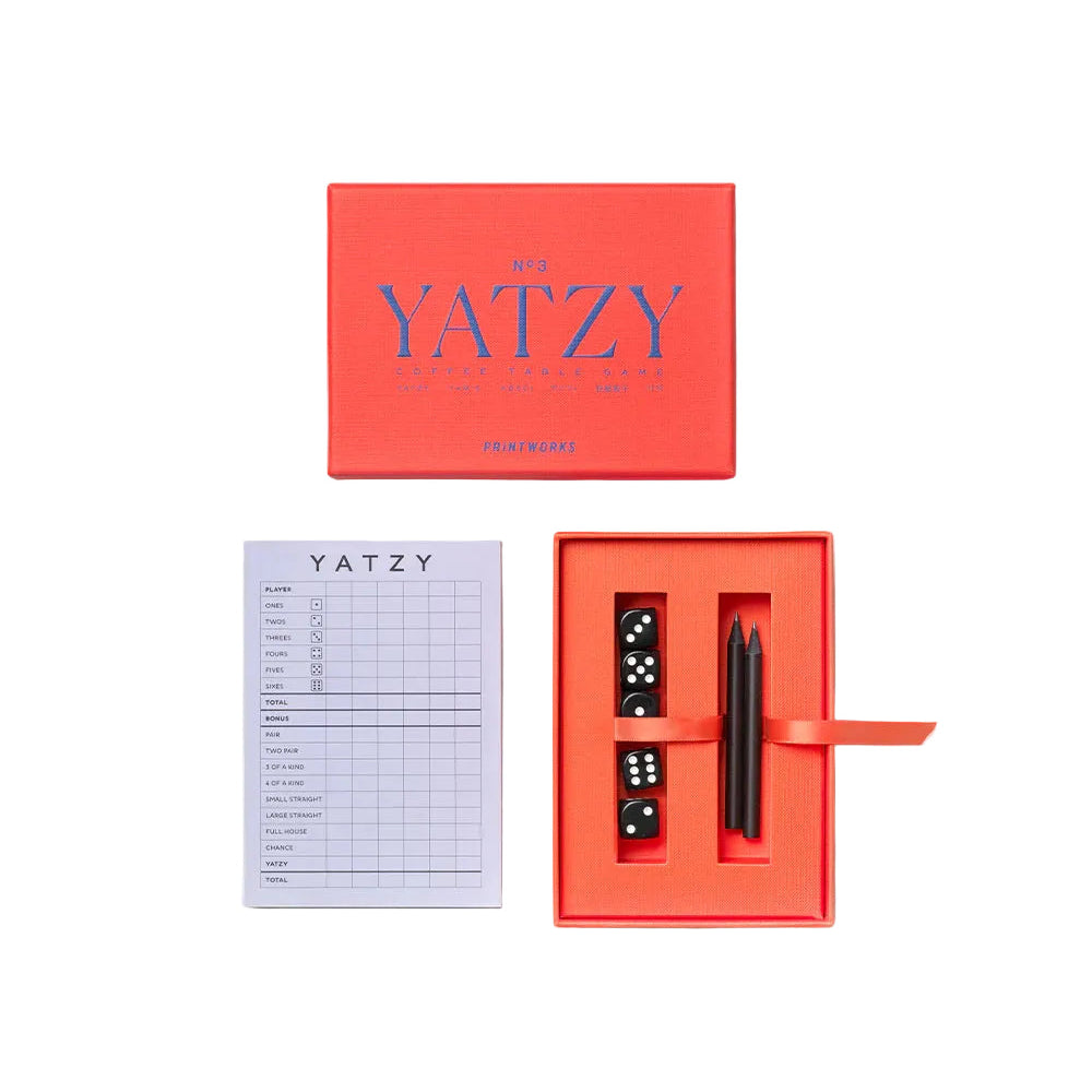 Red YATZY Dice Game