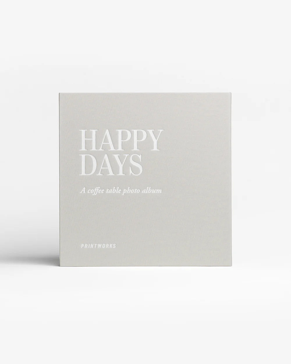 Fotoalbum HAPPY DAYS lichtgrijs