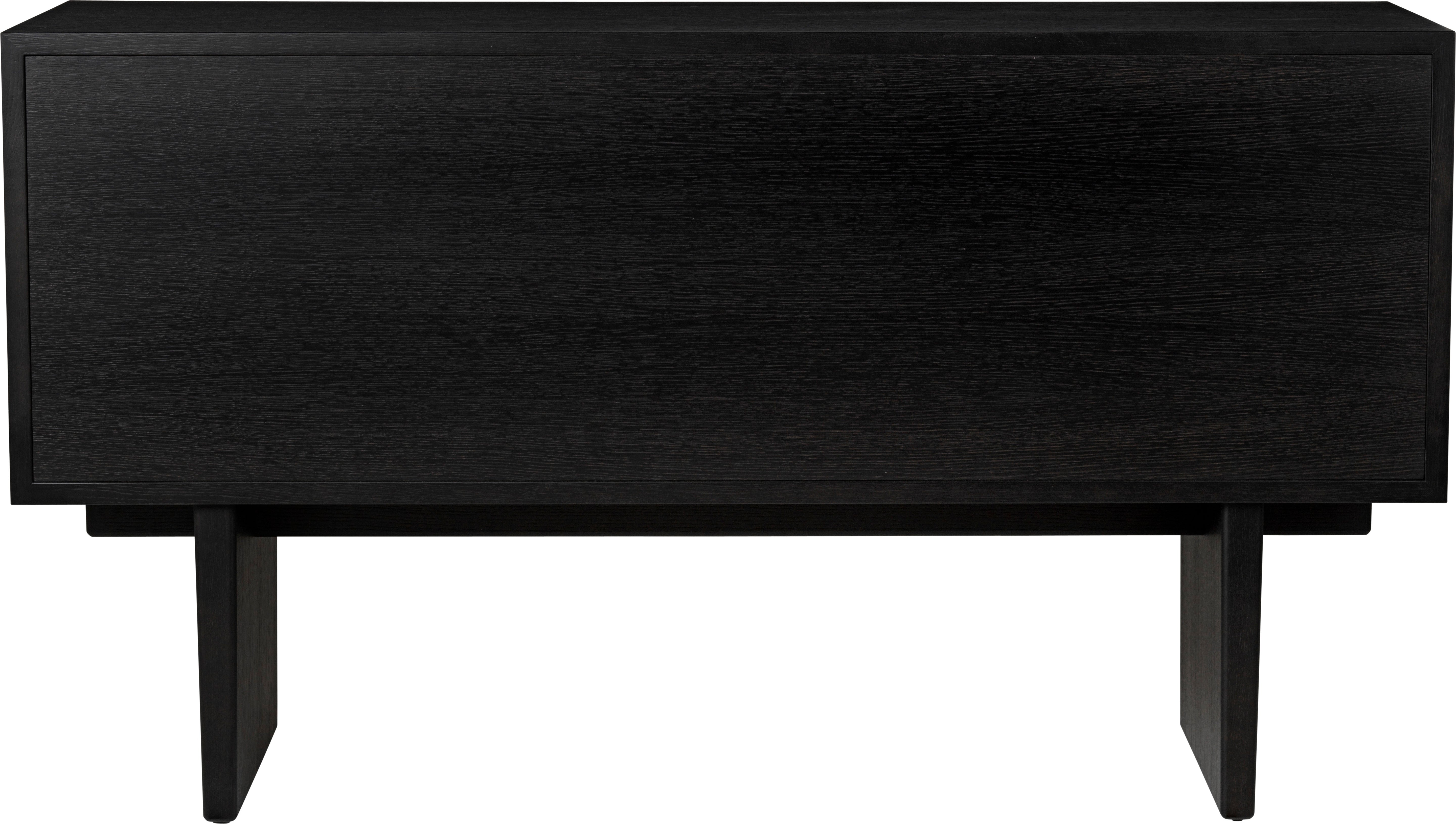 PRIVATE chest of drawers black oak veneer