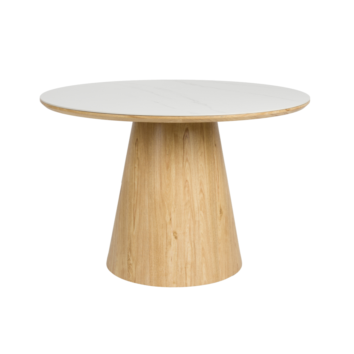 ALMIRA round table oak veneer