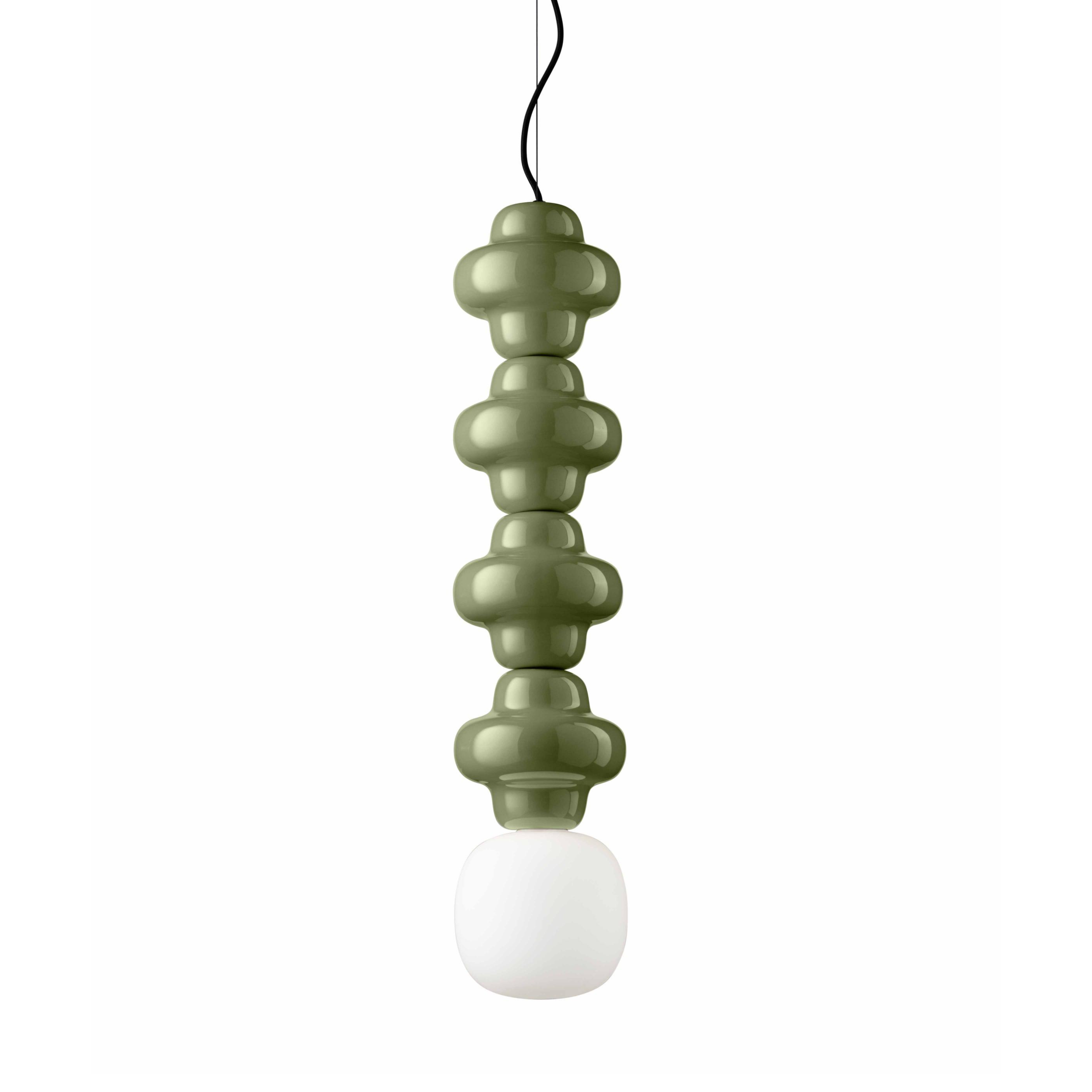 COPACABANA 4 Sage Ceramic Pendant Lamp