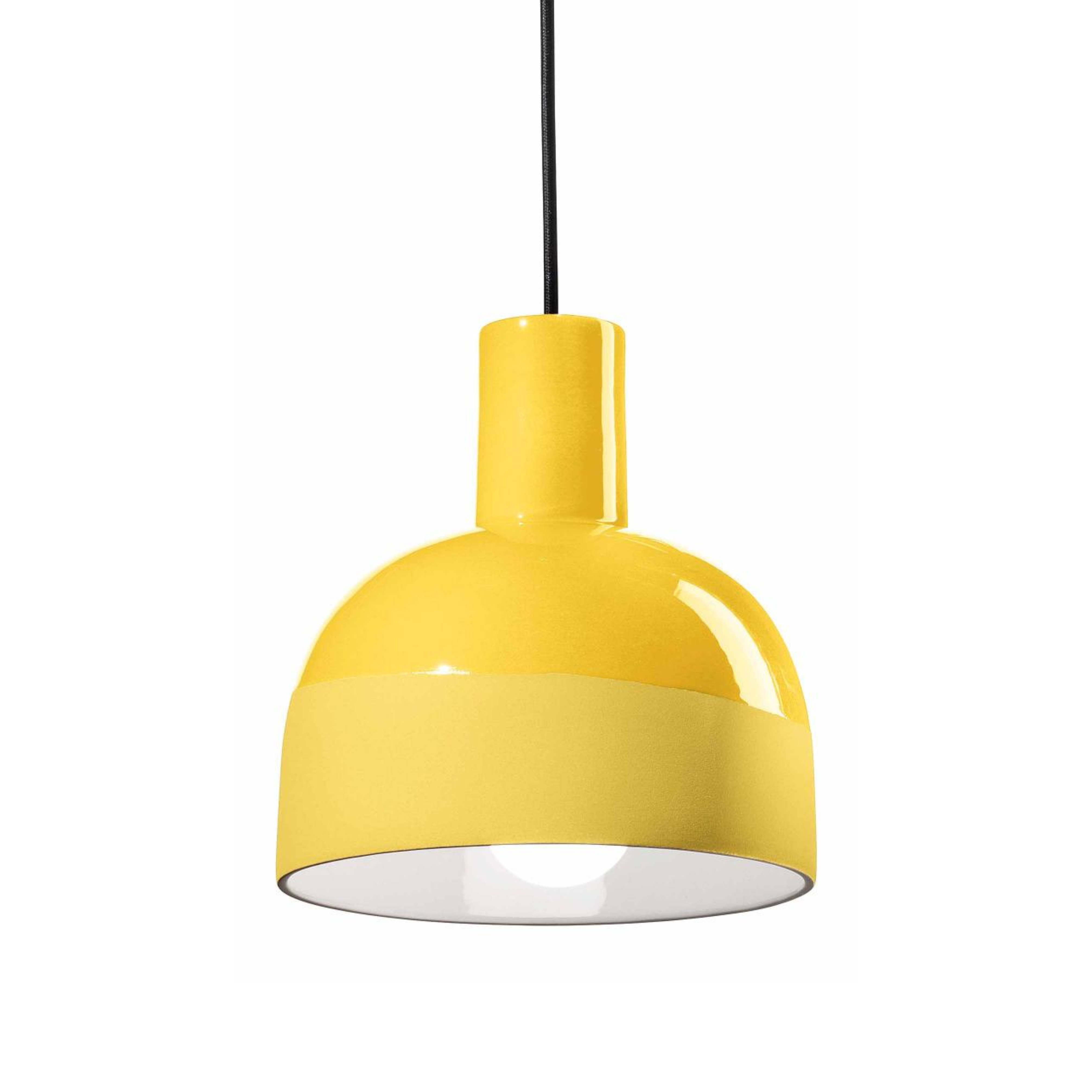 CAXIXI yellow ceramic pendant lamp