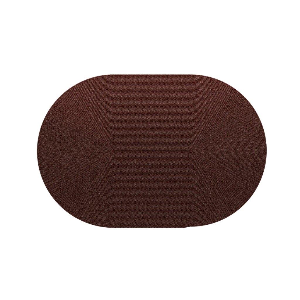 Buitentapijt ovaal NAMI bordeaux