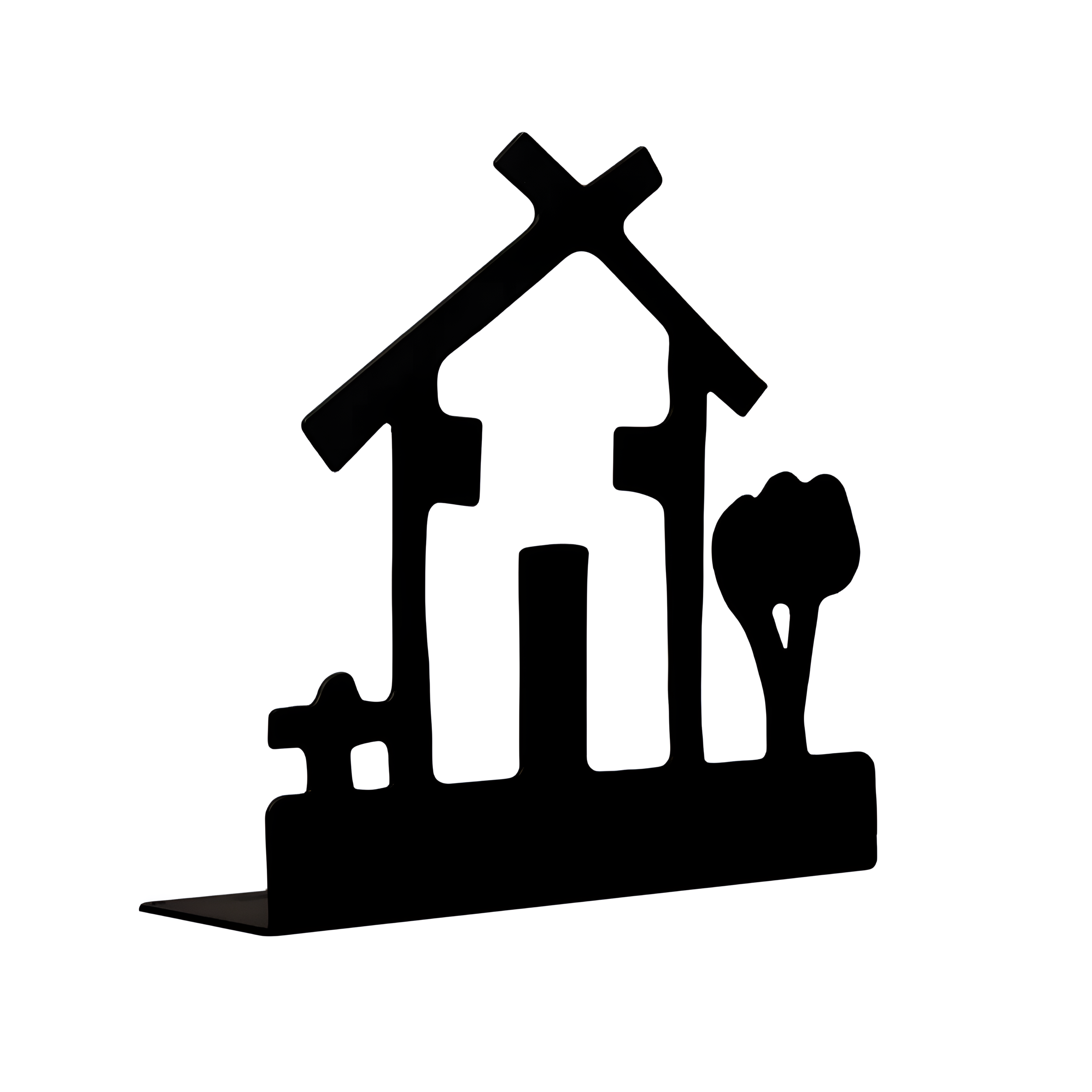 SWEET HOME bookend black