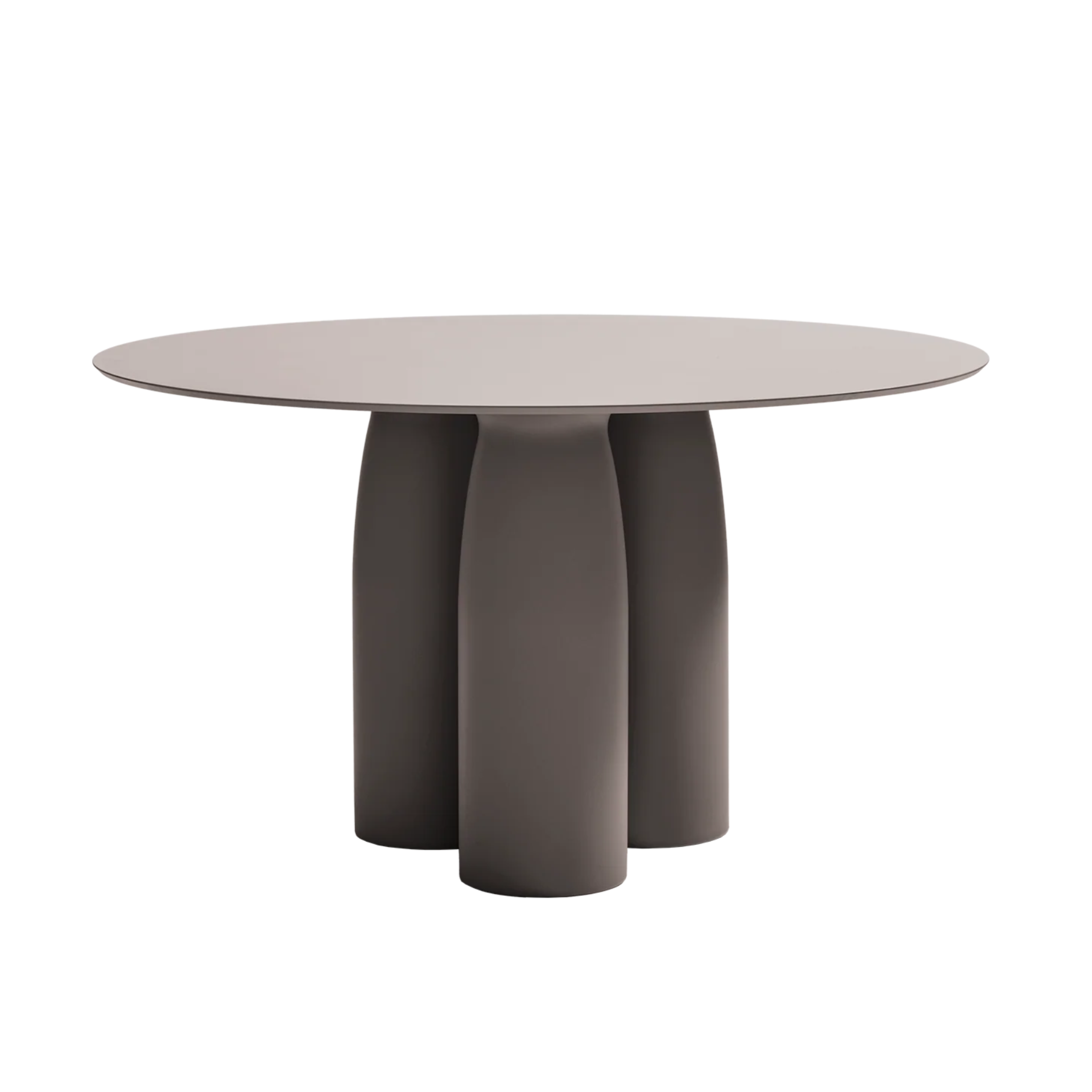 Rundtisch TOTO HPL-Laminat grau