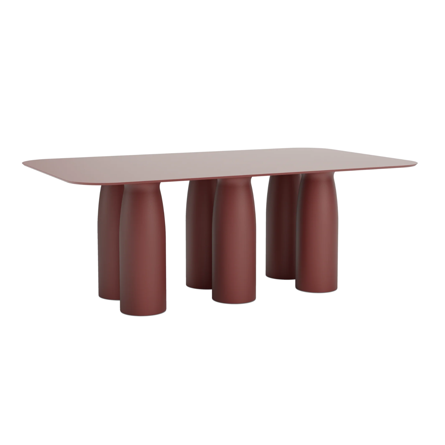 Tisch TOTO Laminat HPL bordeaux