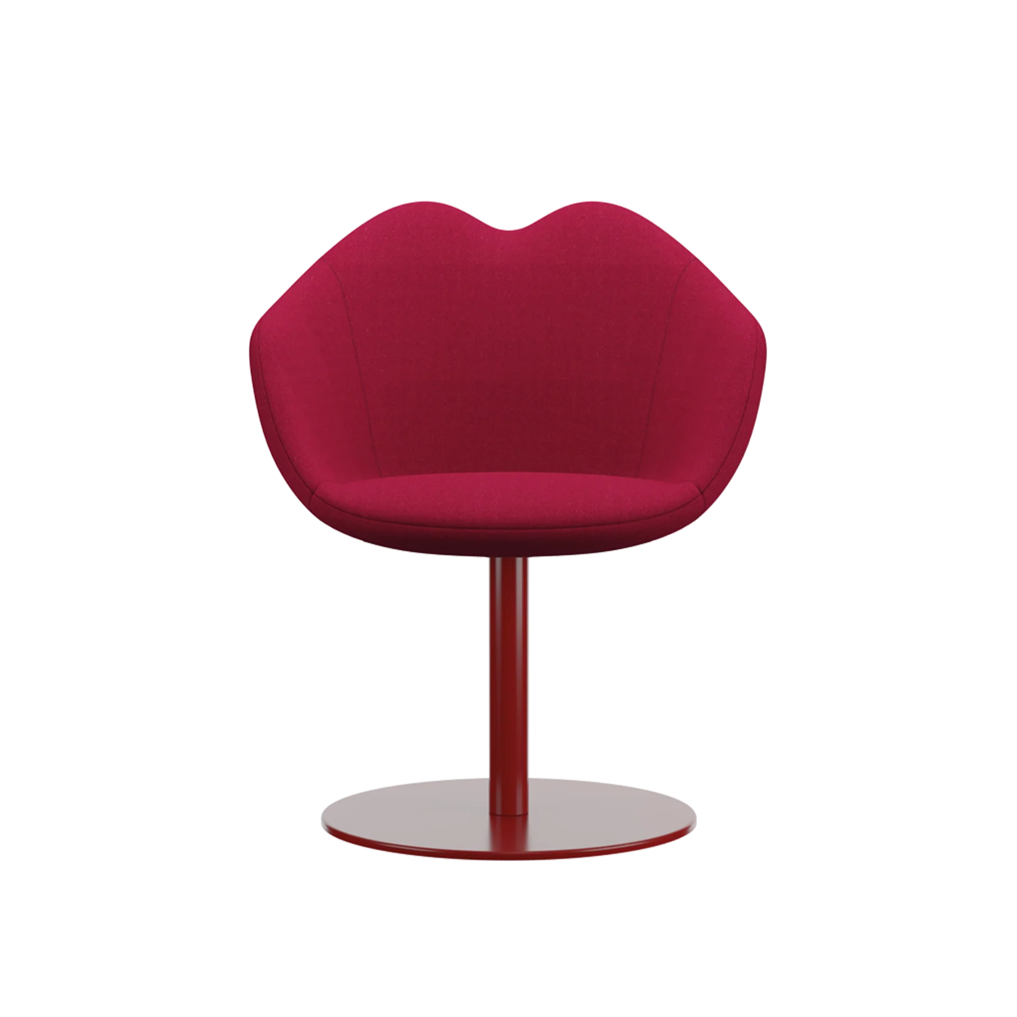 XOXO Armchair red with round base
