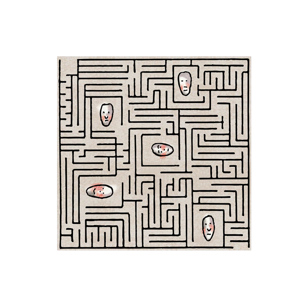 LABYRINTH beige rug