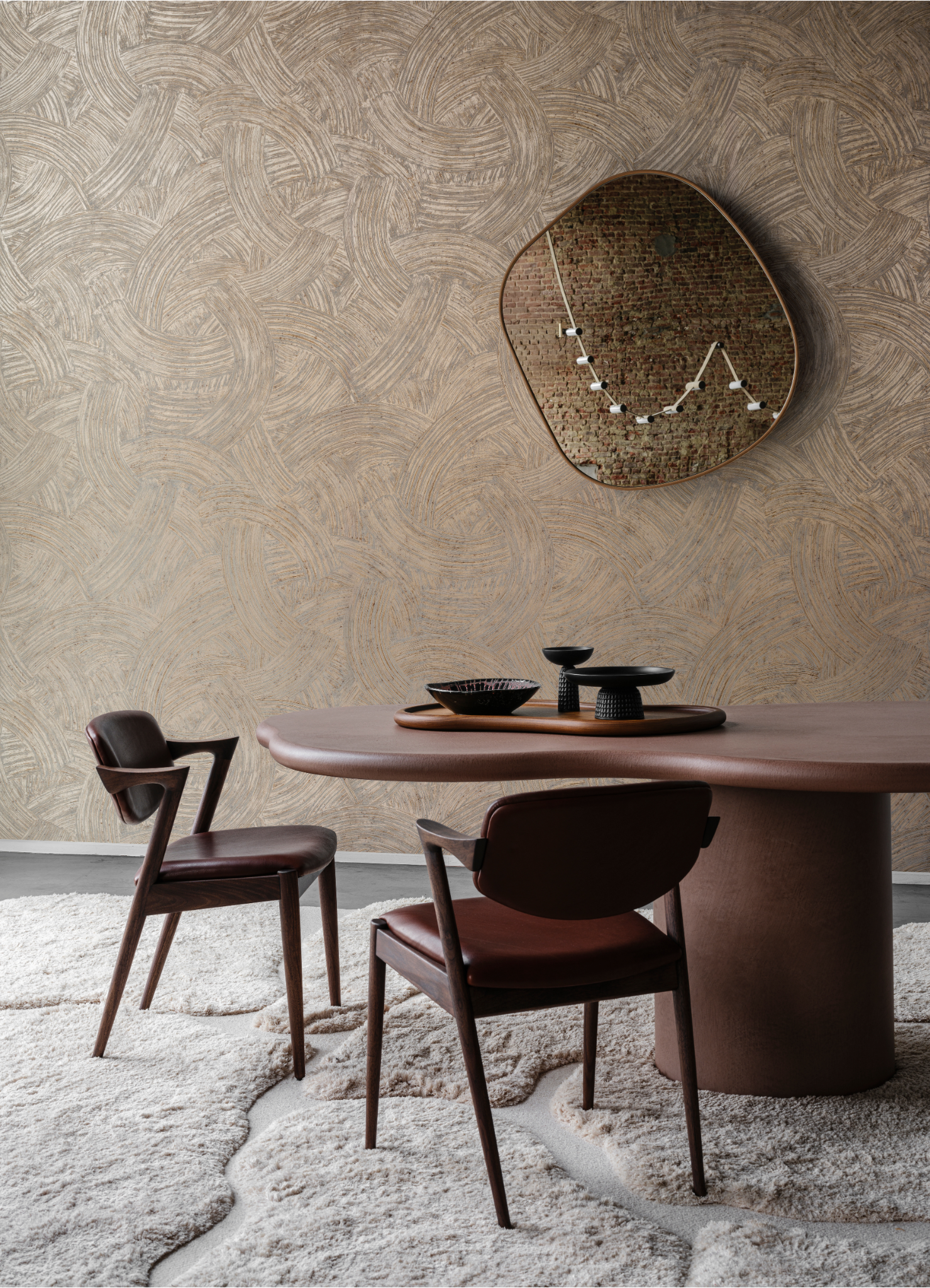 IMPASTO wallpaper gray