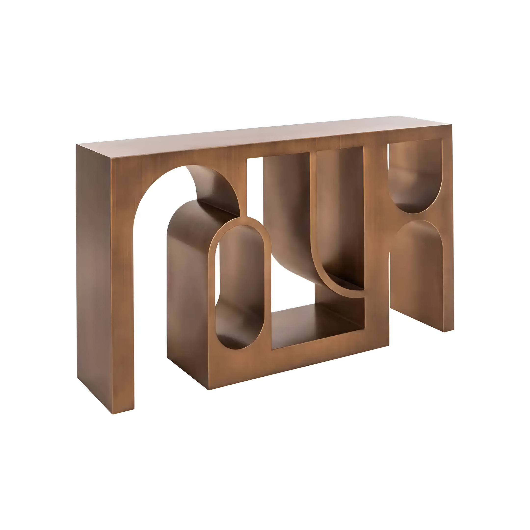 LUGANO Console Copper Brown