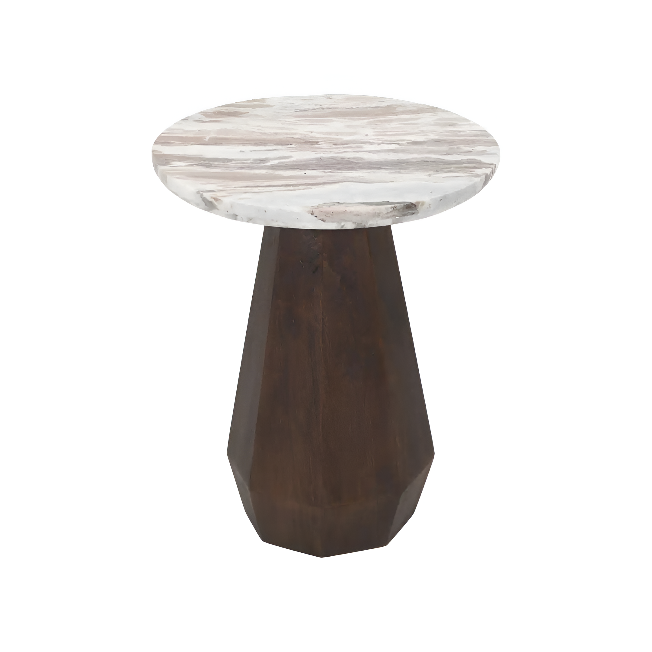 Zijtafel OBEROY bruin