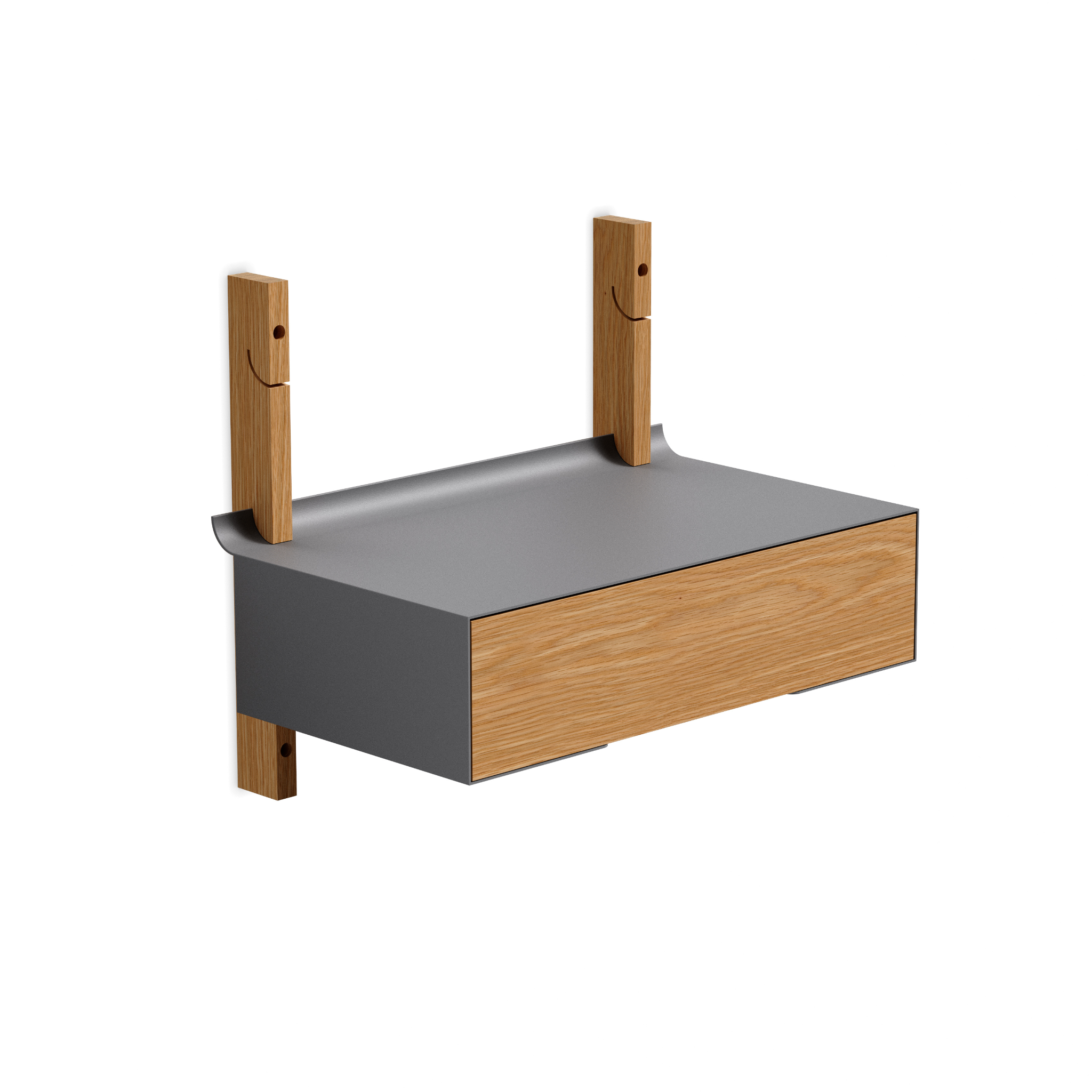 Wandkast SMILE grijs