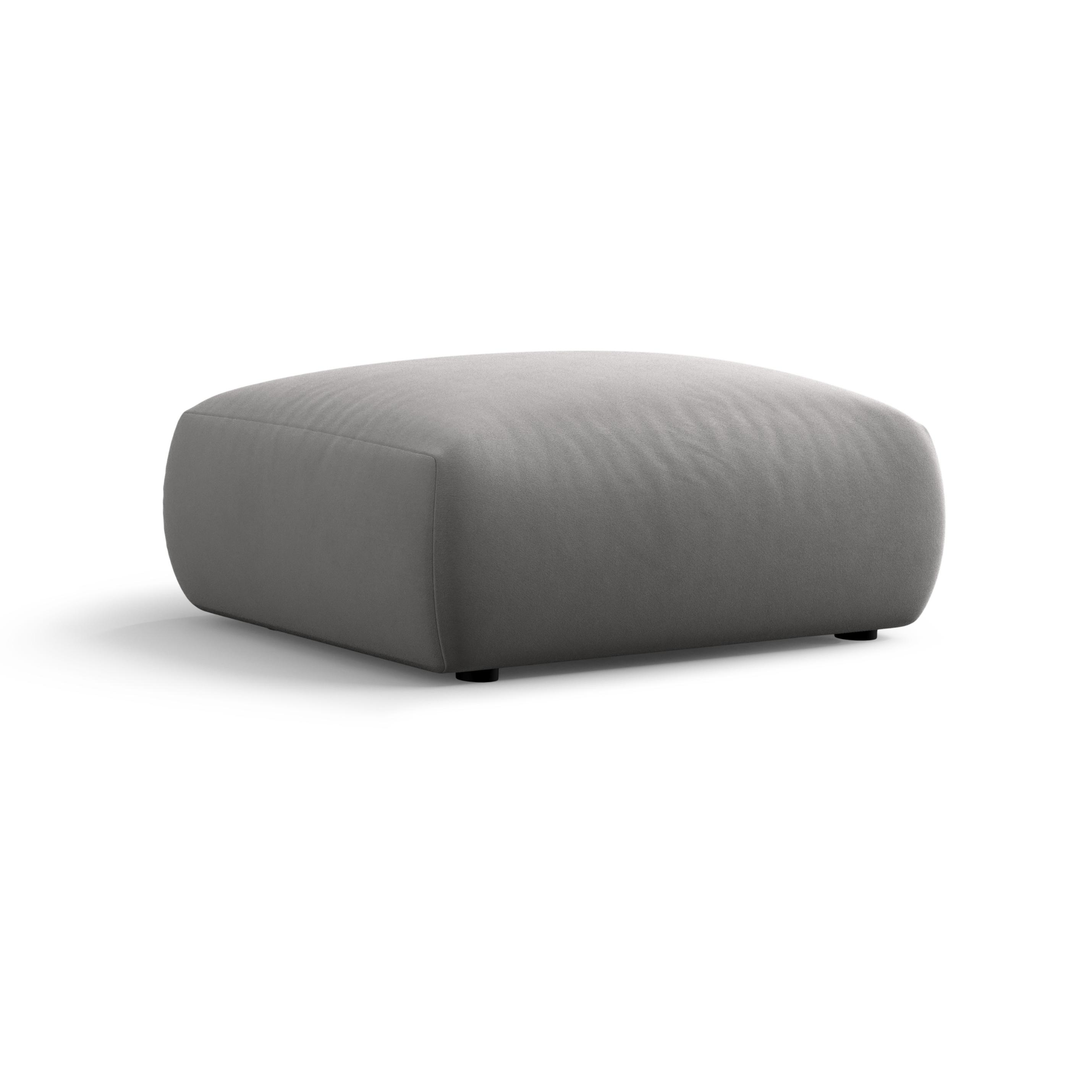 Samtpouf MATERA grau