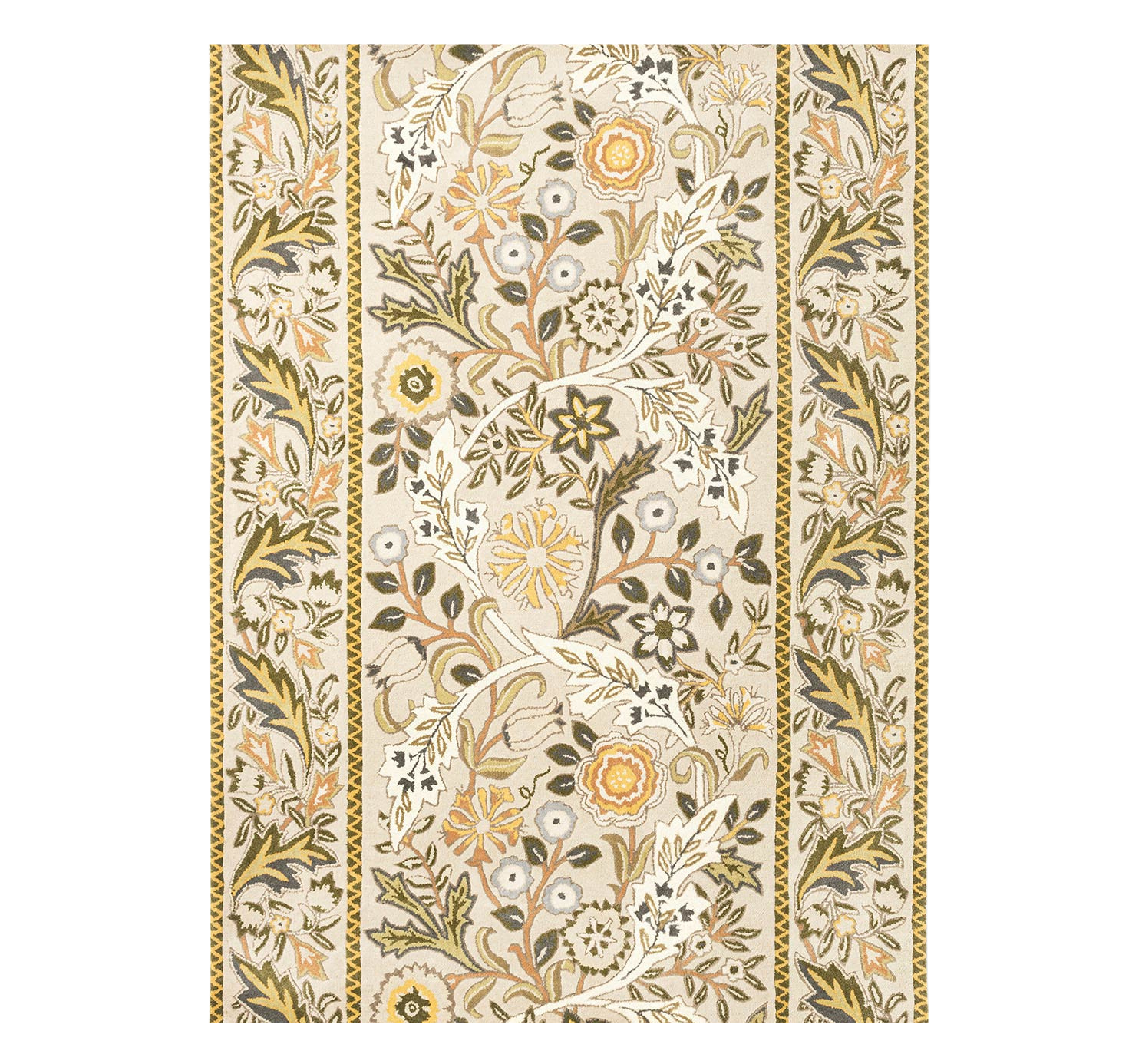 Teppich WILHELMINA LEINEN SENF beige