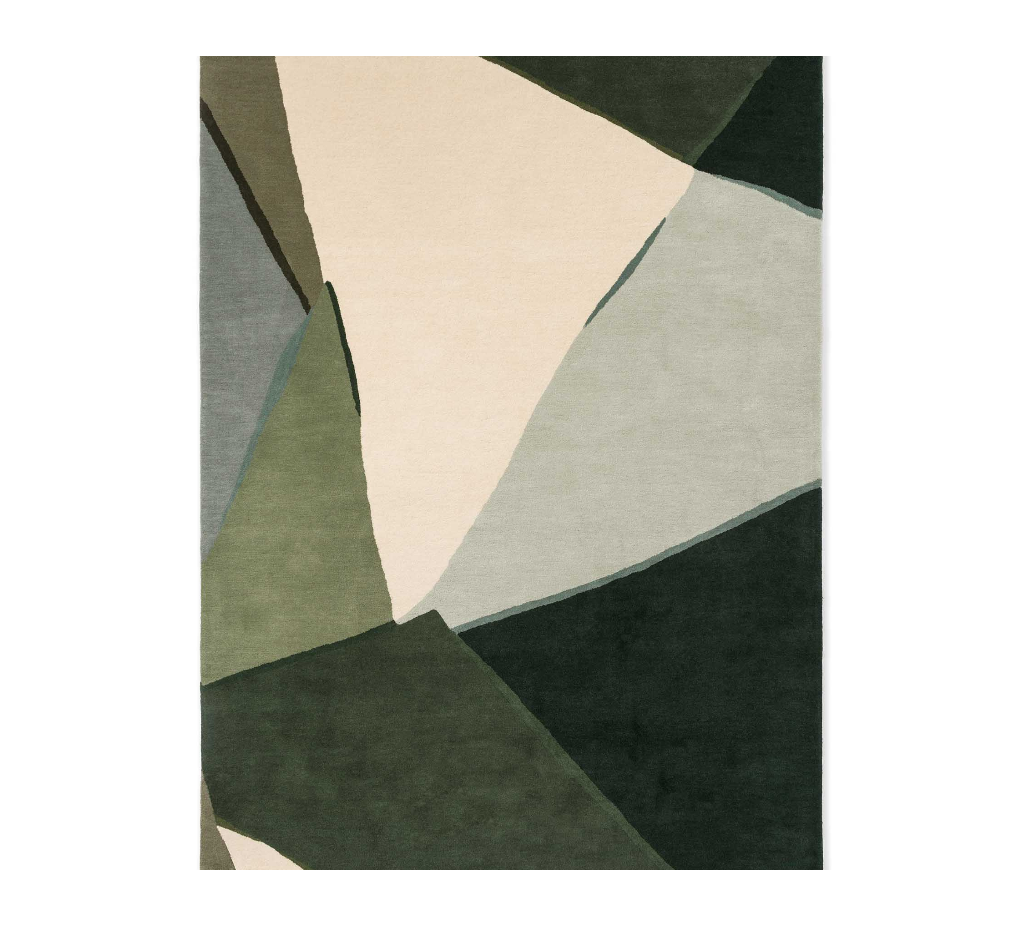 Sumi Reflect Fern Pistachio rug beige-green