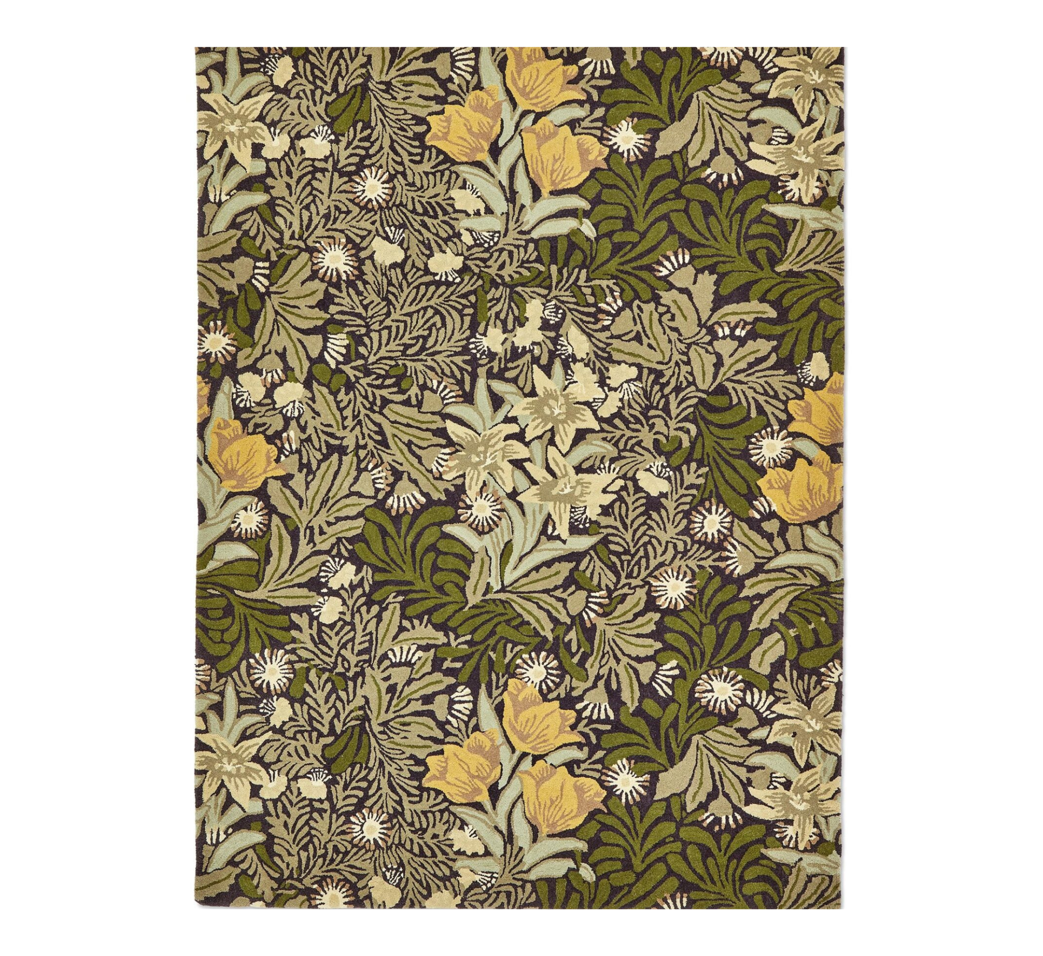 MOREW Teppich - BOWER TWINING VINE grün