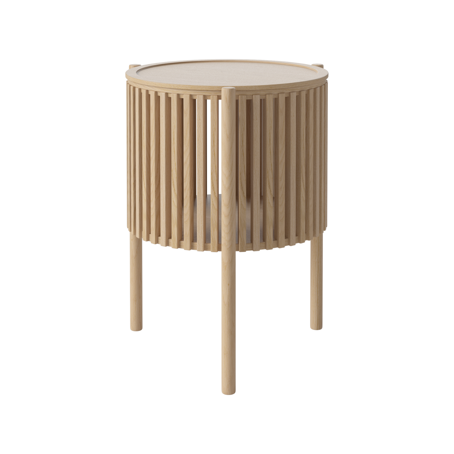 Zijtafel STORY gebleekt eikenhout