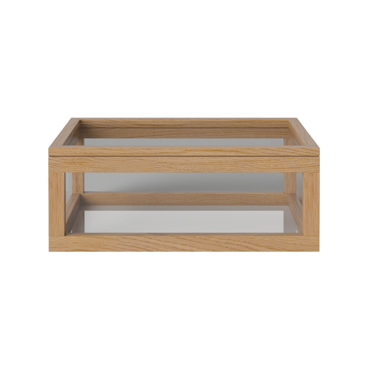 Decoratief doosje NORIE eikenhout